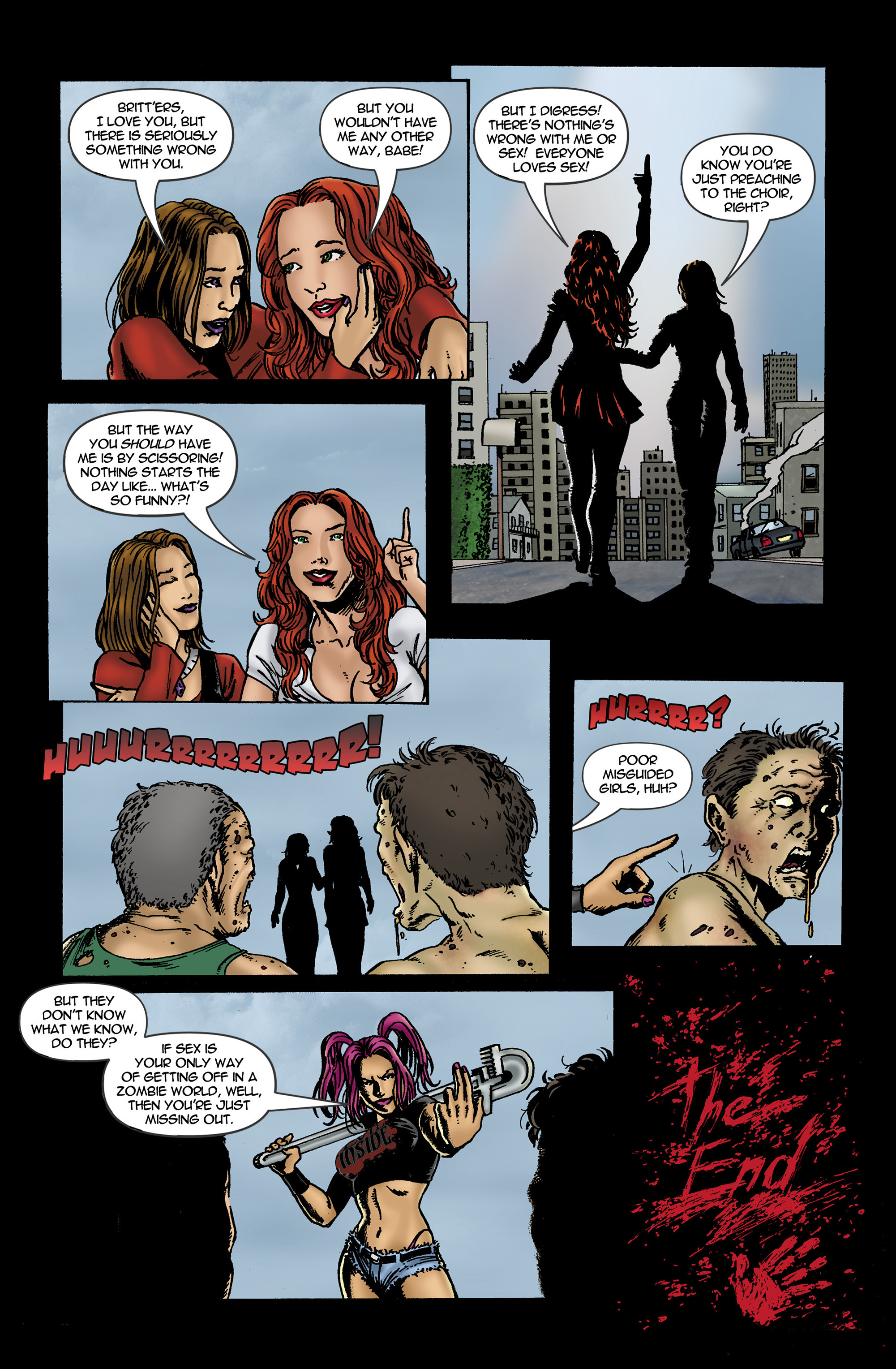 Read online Chaos Campus: Sorority Girls Vs. Zombies comic -  Issue #6 - 24