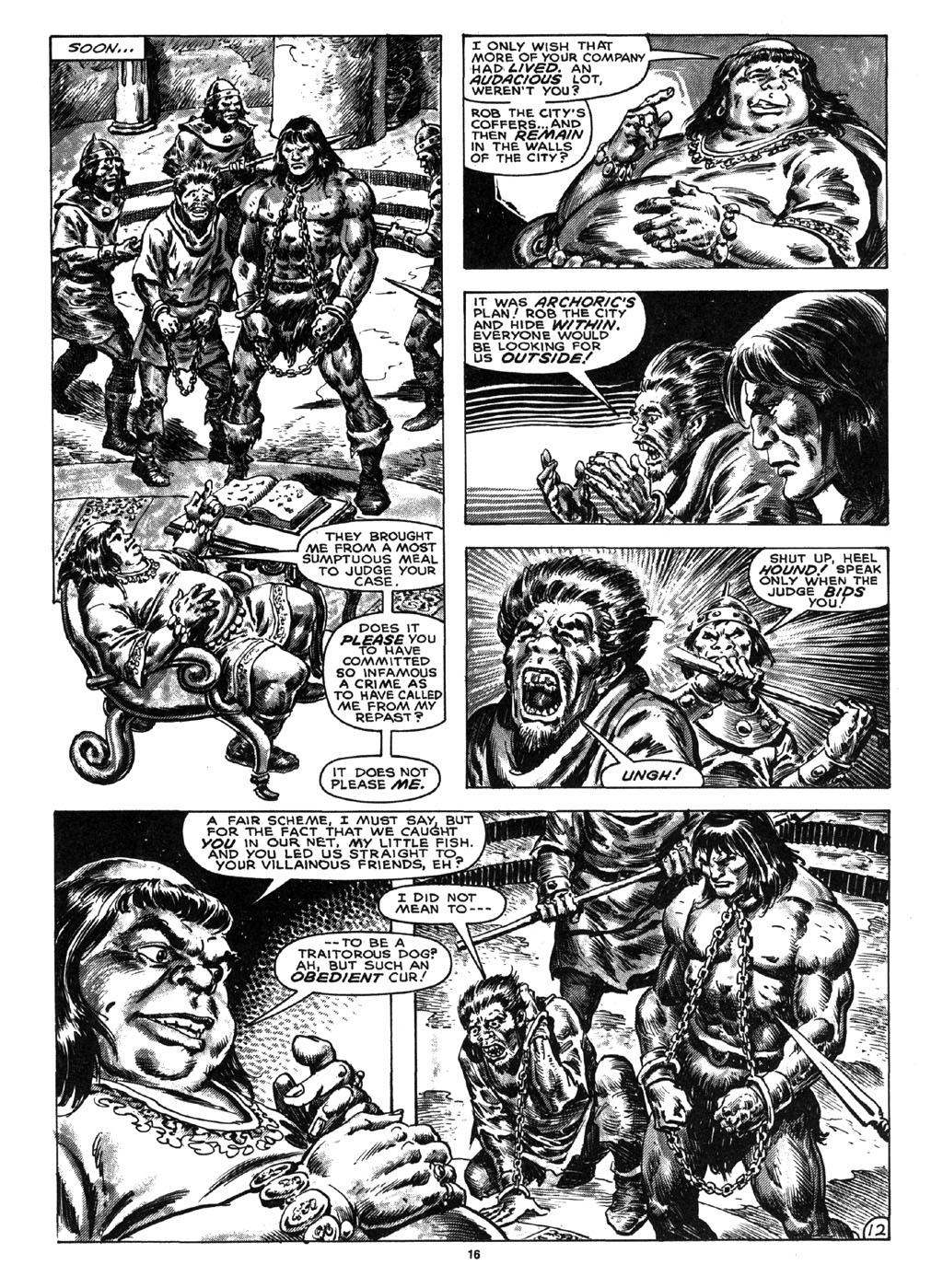 Read online The Savage Sword Of Conan comic -  Issue #164 - 14