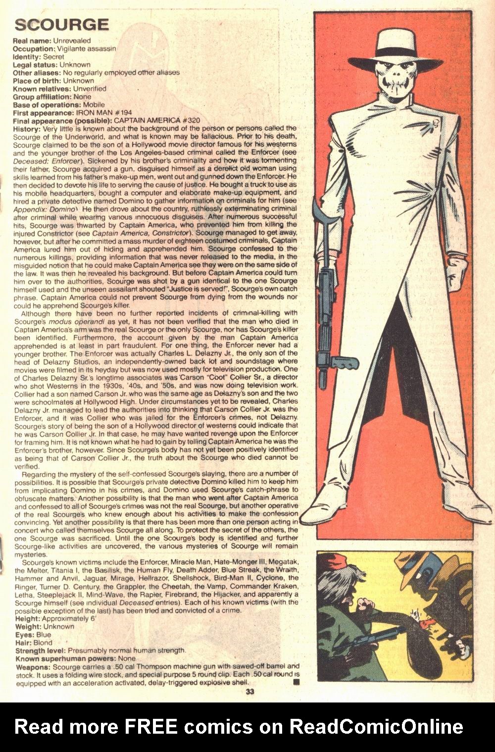 Read online The Official Handbook of the Marvel Universe Deluxe Edition comic -  Issue #11 - 35