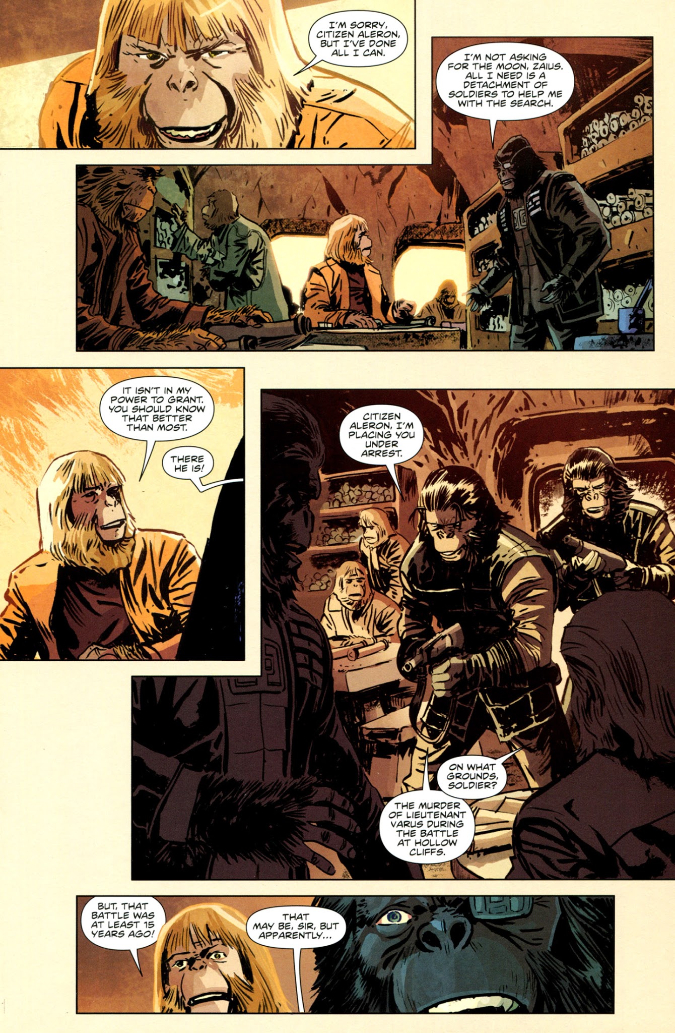 Read online Betrayal of the Planet of the Apes comic -  Issue #1 - 23