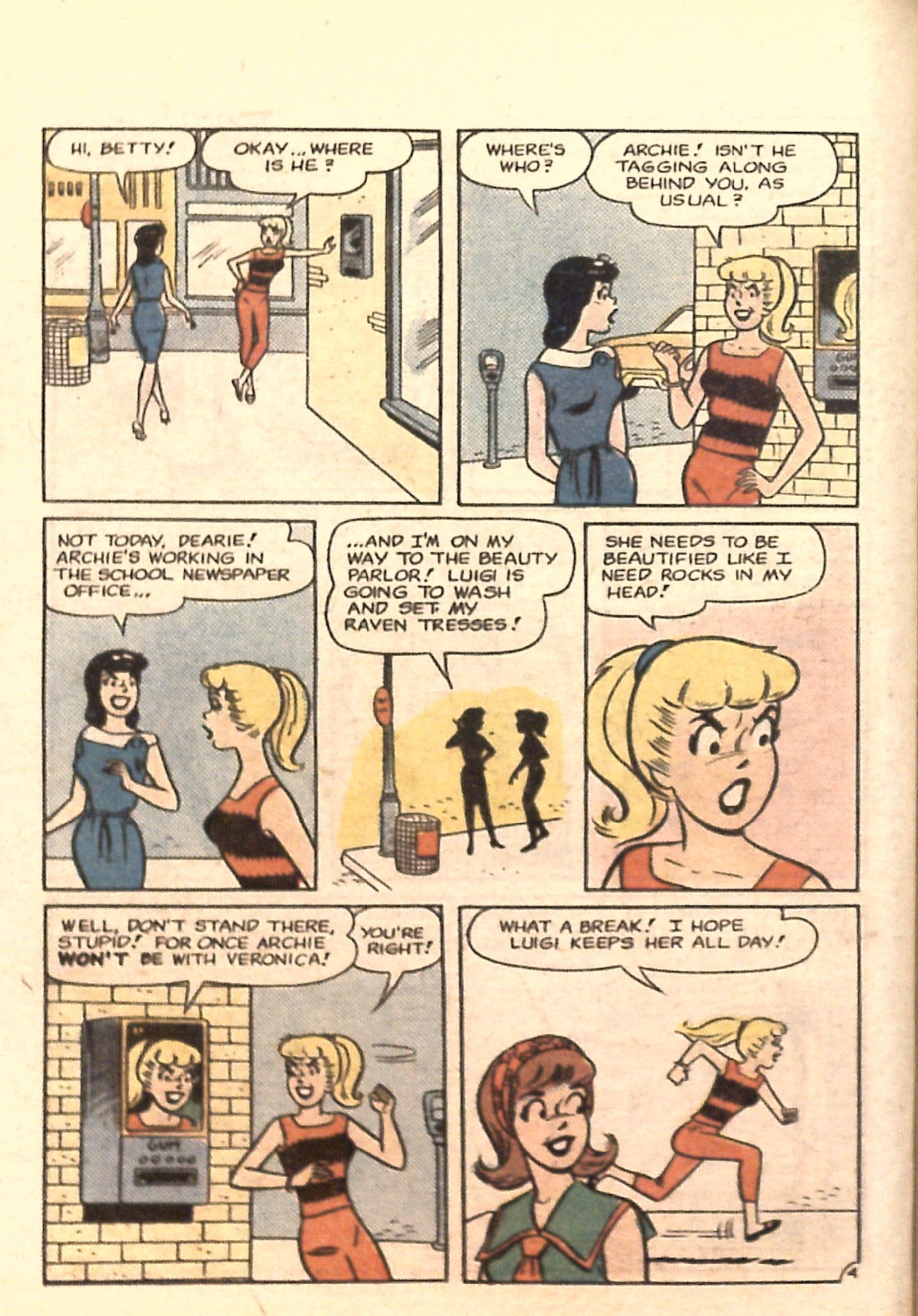 Read online Archie...Archie Andrews, Where Are You? Digest Magazine comic -  Issue #7 - 56