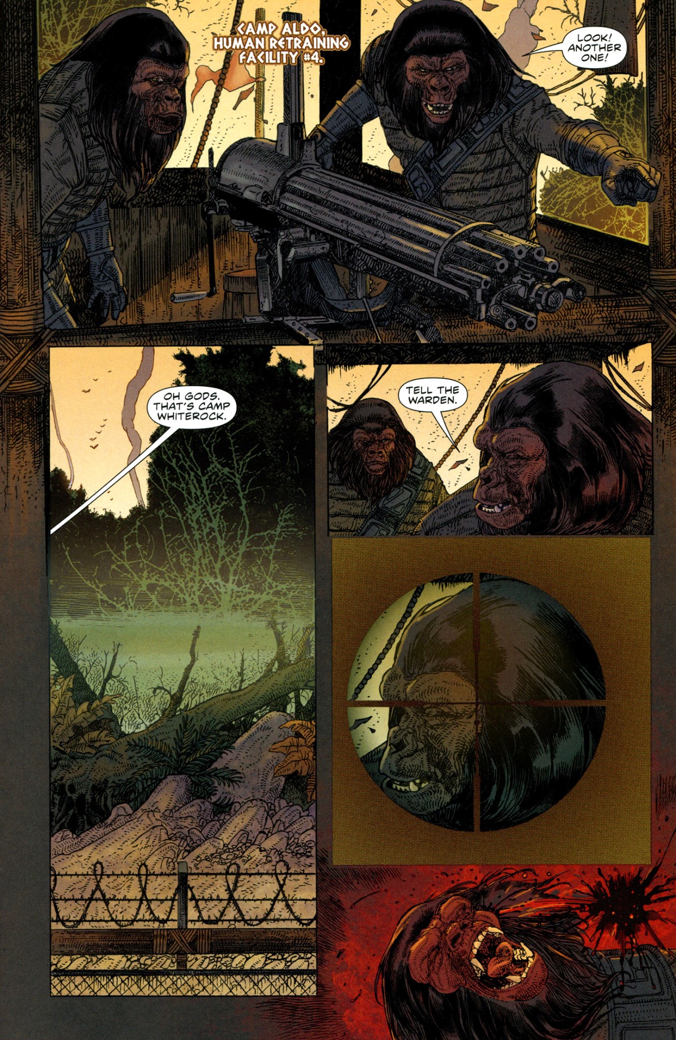 Read online Planet of the Apes (2011) comic -  Issue #16 - 7