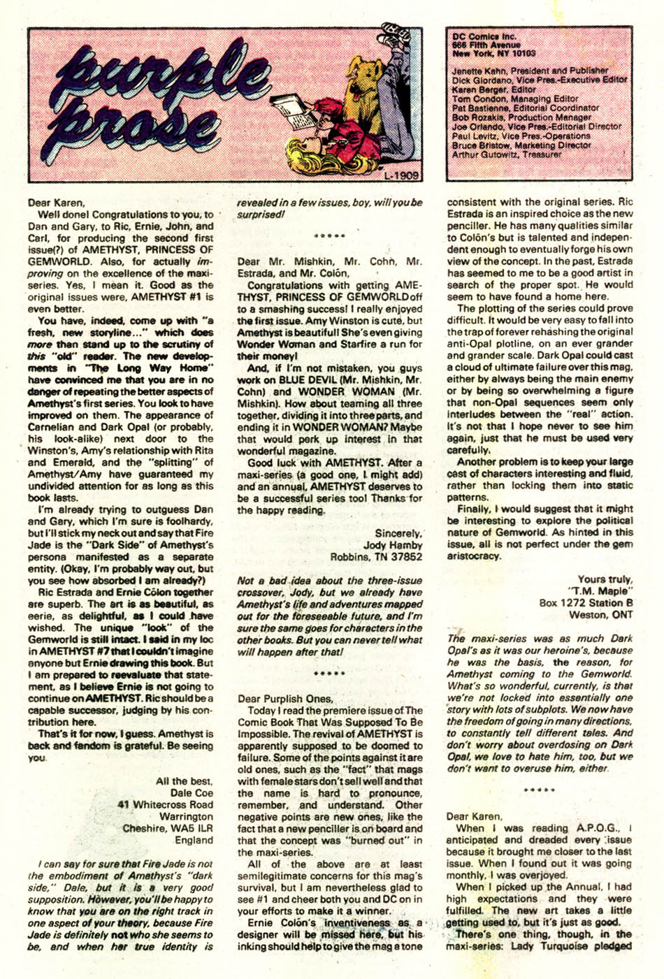 Read online Amethyst (1985) comic -  Issue #4 - 25