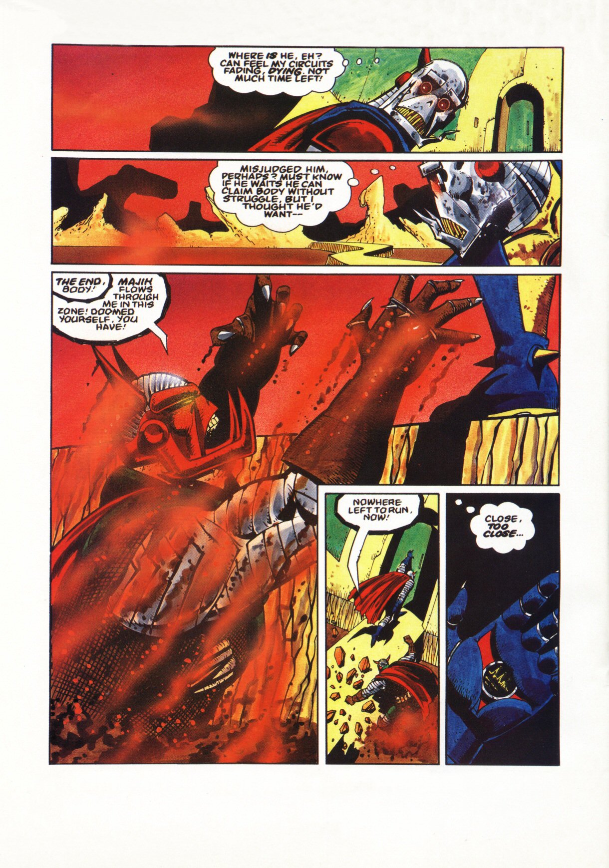 Read online Marvel Graphic Novel comic -  Issue #2 Death's Head - The Body In Question - 52