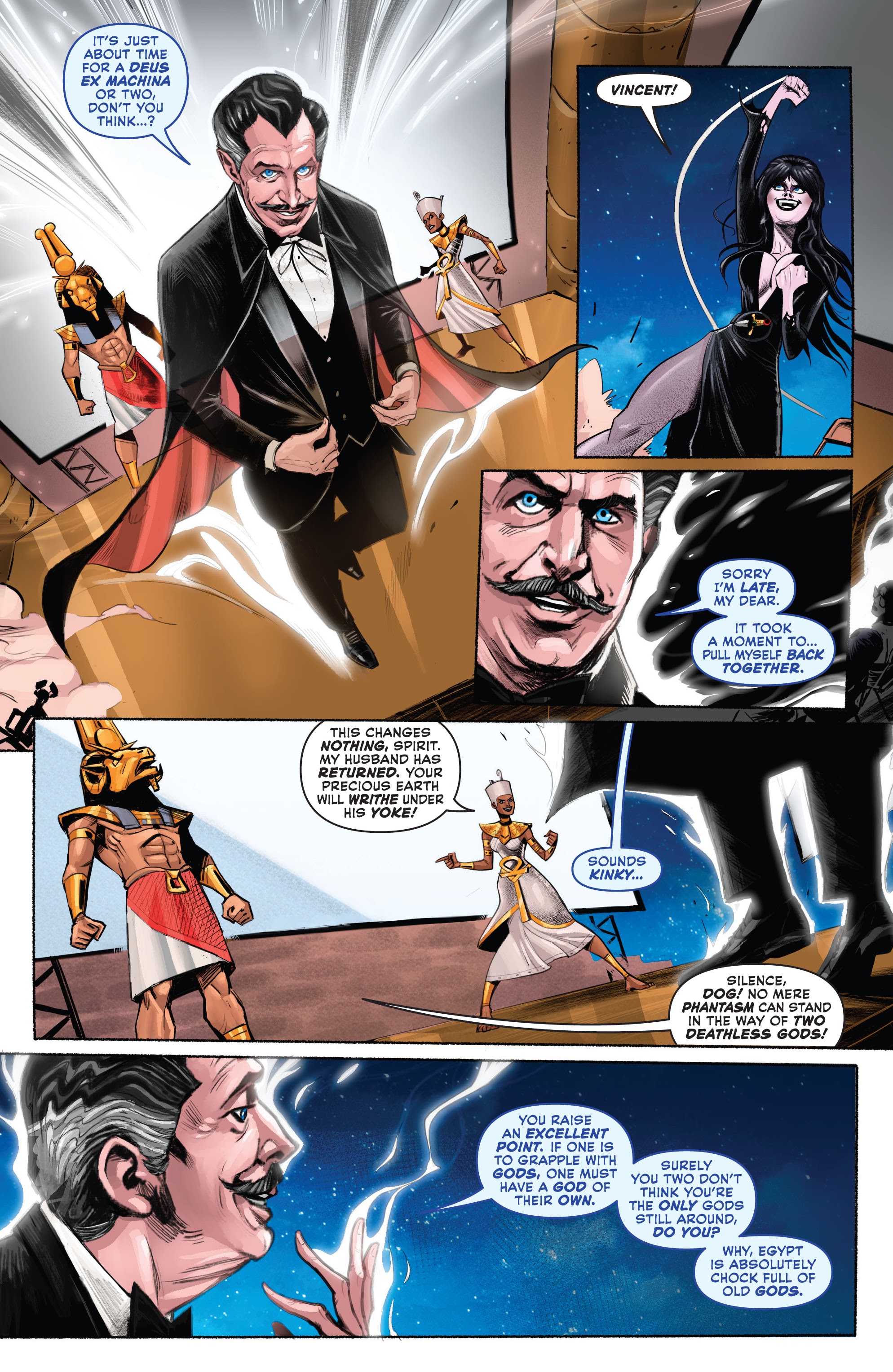 Read online Elvira Meets Vincent Price comic -  Issue #4 - 17