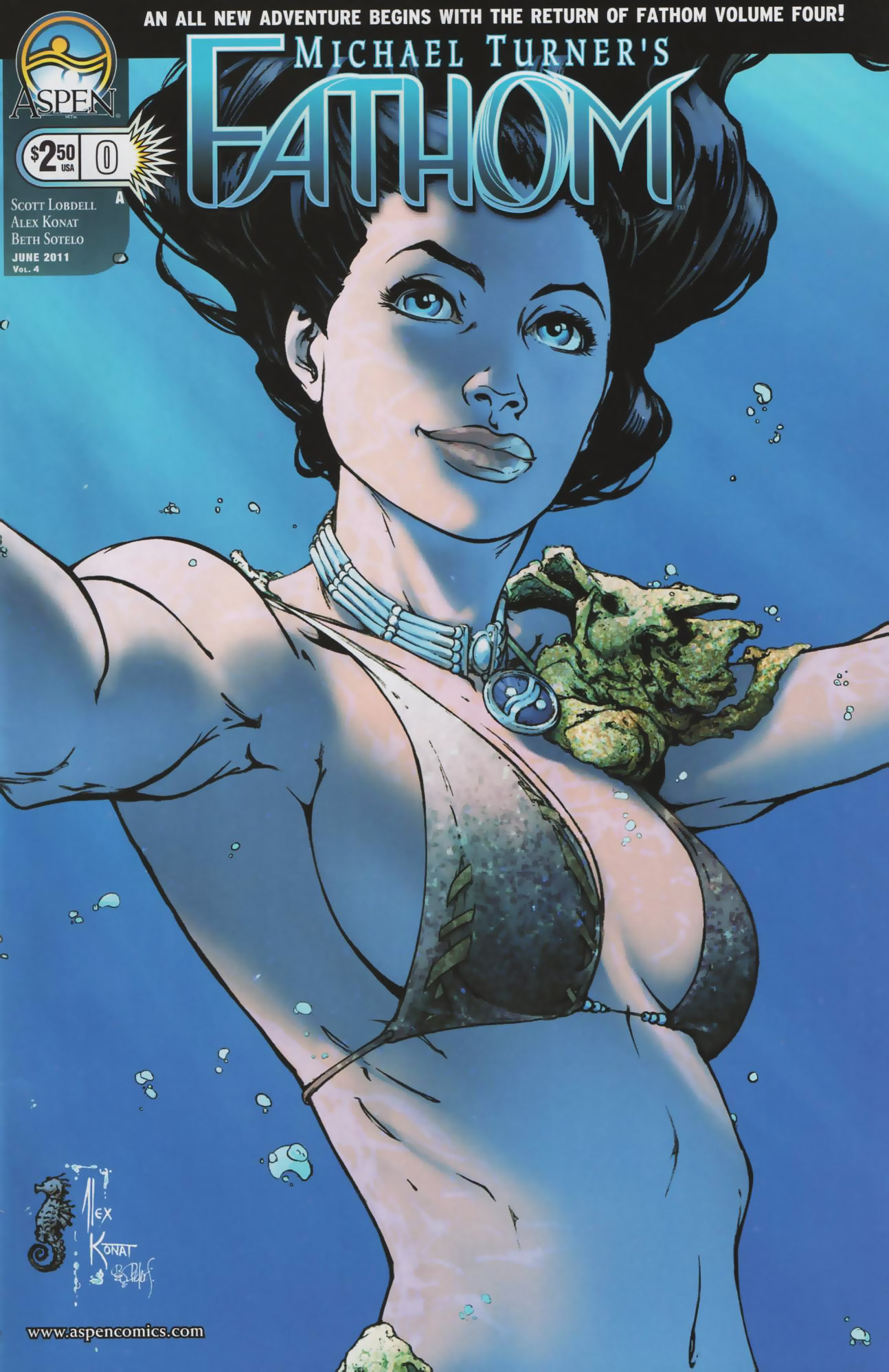 Read online Michael Turner's Fathom comic -  Issue #0 - 1