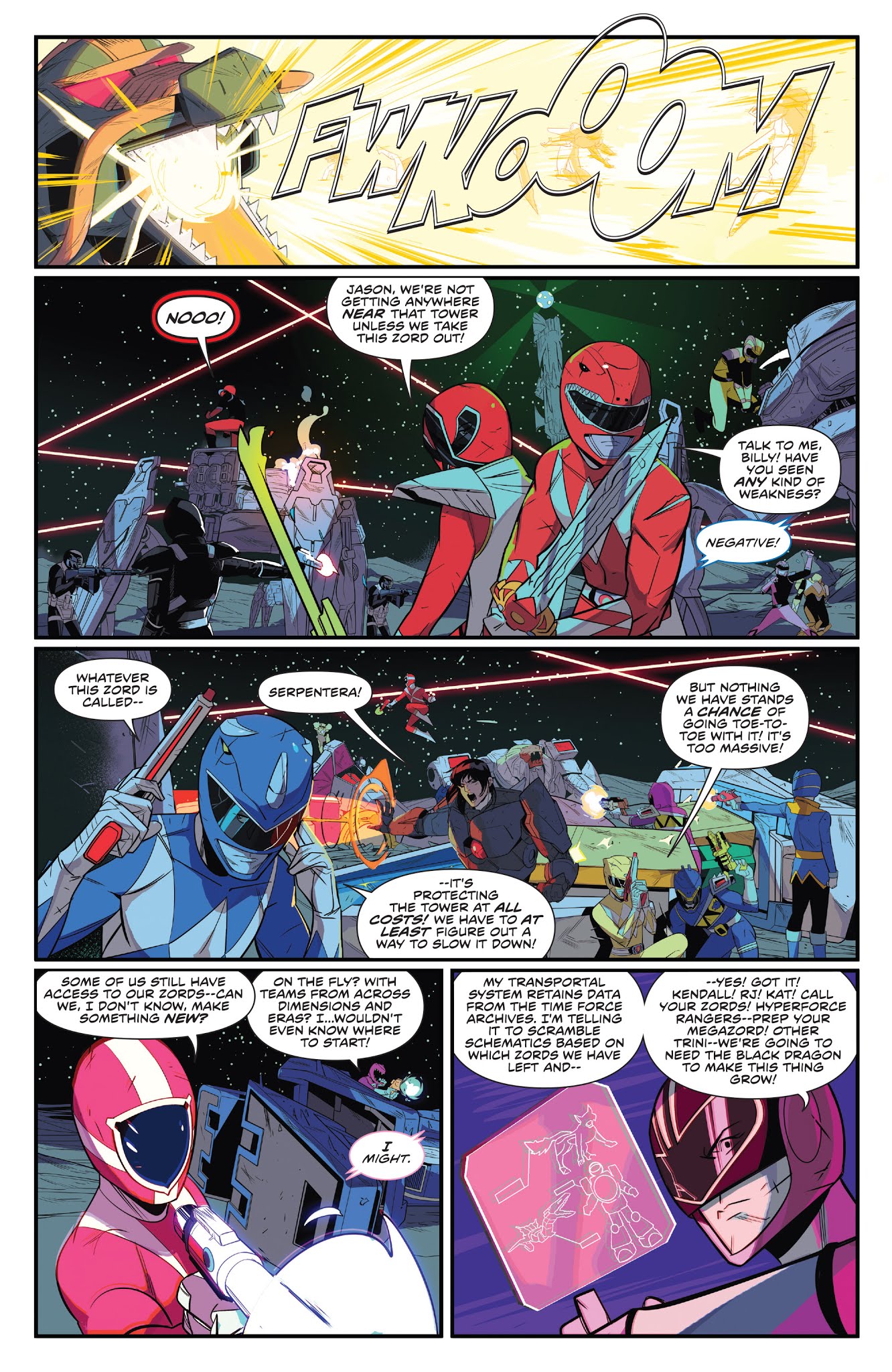 Read online Mighty Morphin Power Rangers: Shattered Grid comic -  Issue # Full - 4