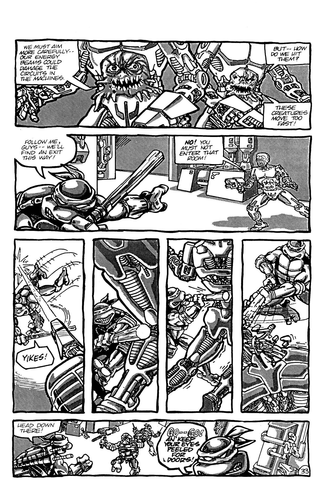 Read online Teenage Mutant Ninja Turtles (1984) comic -  Issue #4 - 33