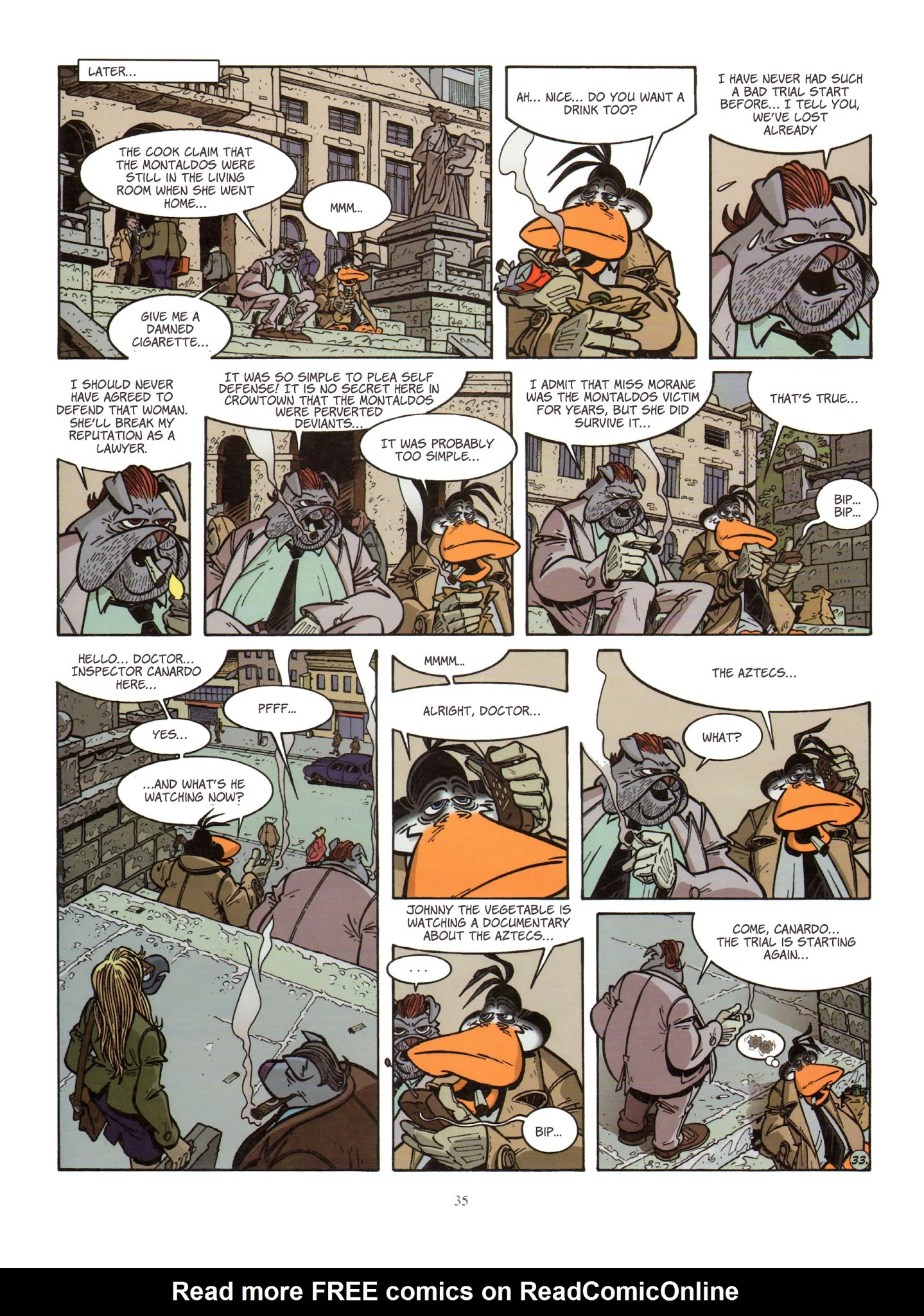 Read online Une enquête de l'inspecteur Canardo comic -  Issue #12 - 36