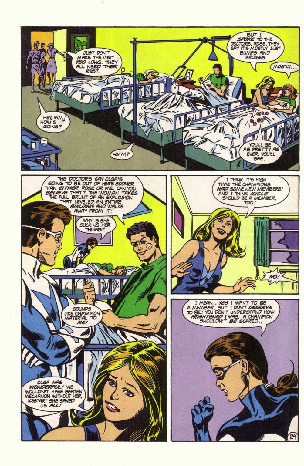 Read online Champions (1987) comic -  Issue #7 - 27