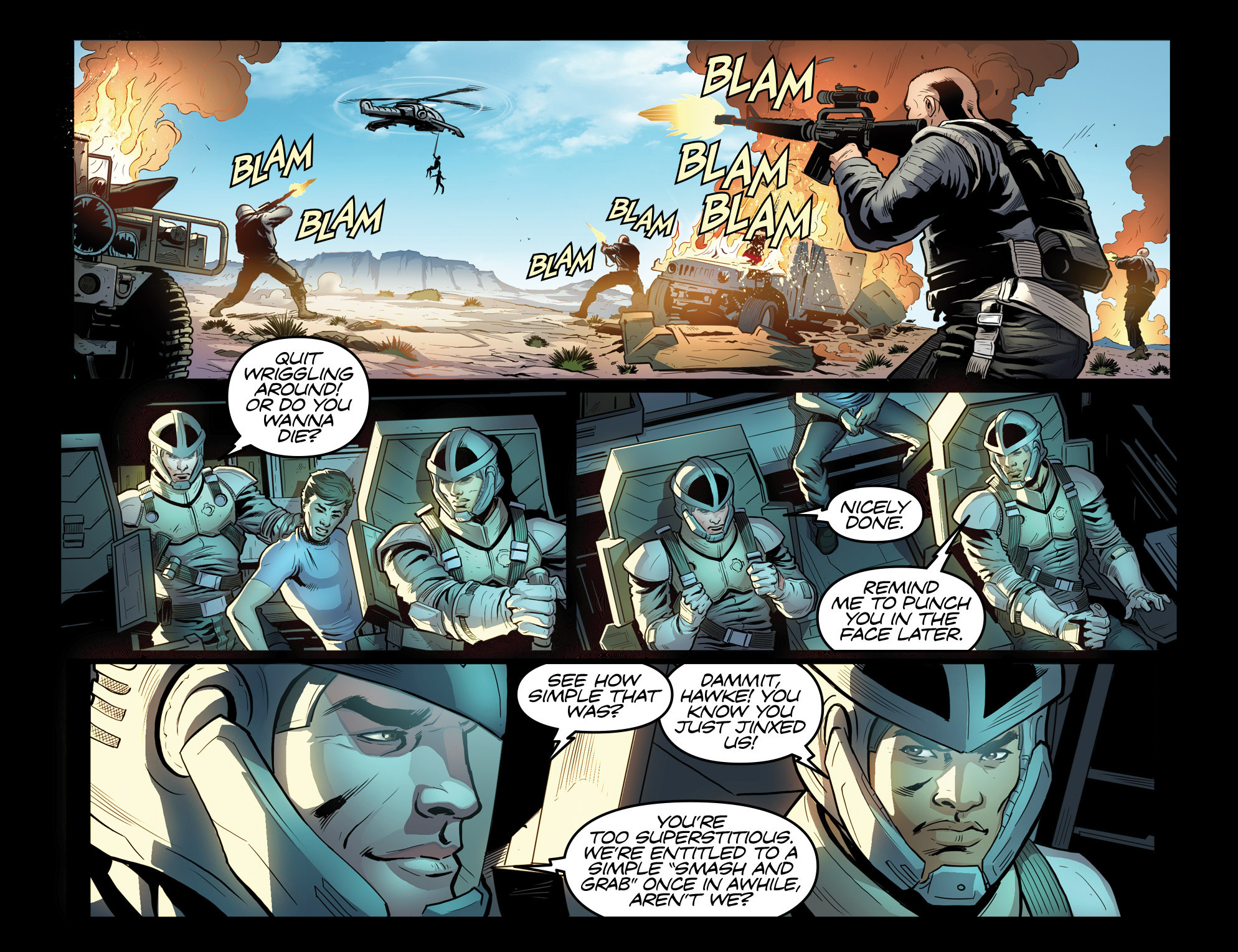 Read online Airwolf Airstrikes comic -  Issue #5 - 12