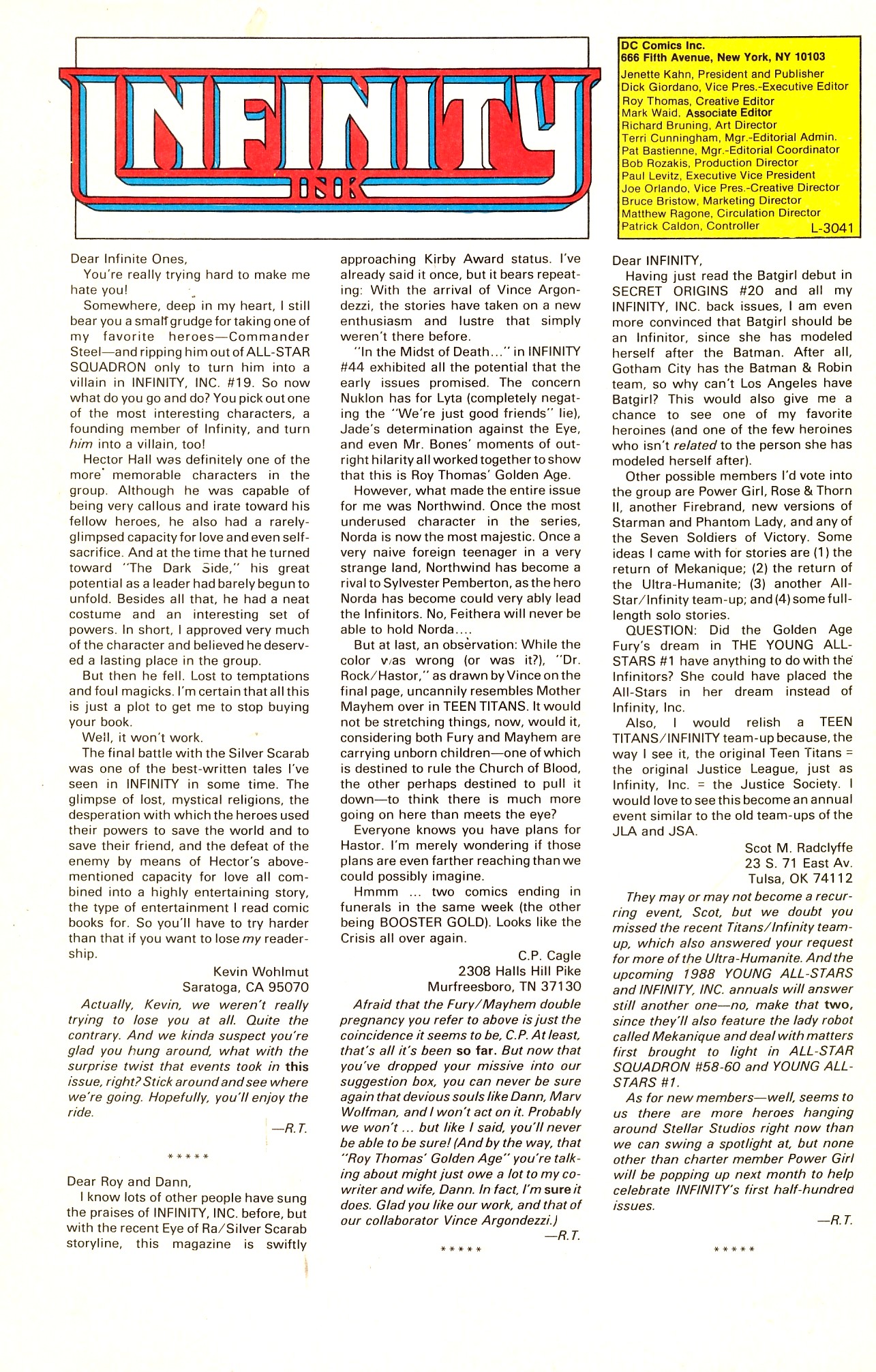 Read online Infinity Inc. (1984) comic -  Issue #49 - 34