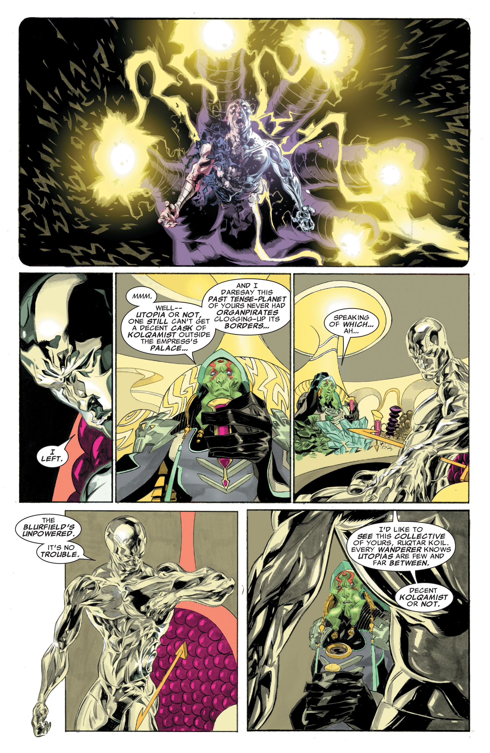 Read online Silver Surfer: In Thy Name comic -  Issue #1 - 10