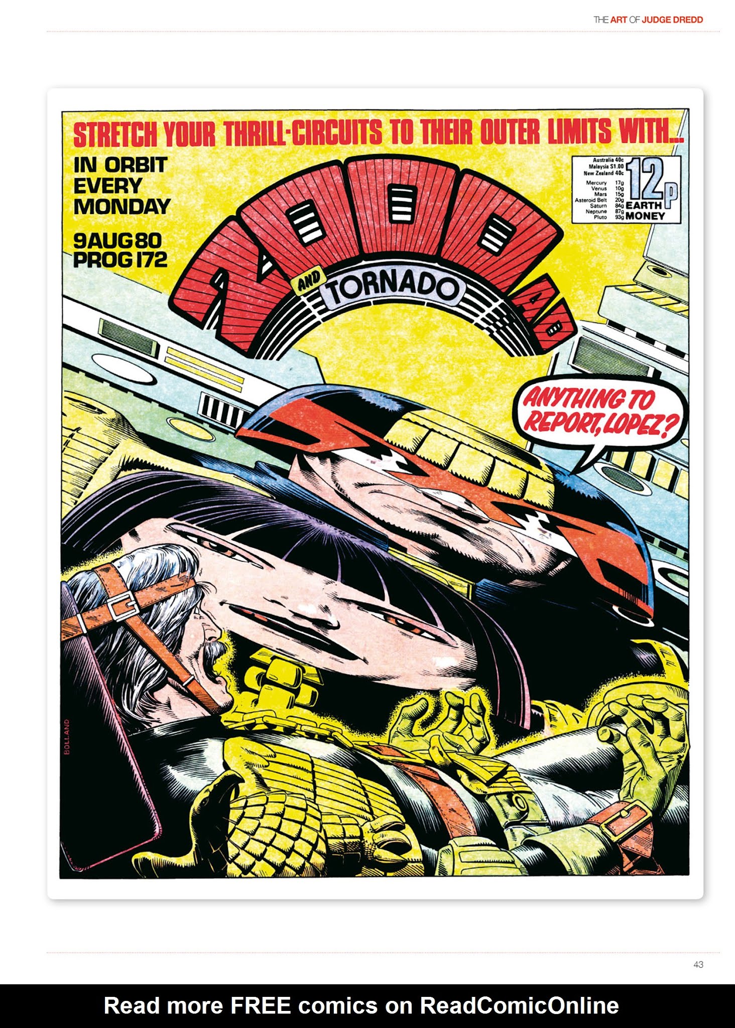 Read online The Art of Judge Dredd: Featuring 35 Years of Zarjaz Covers comic -  Issue # TPB (Part 1) - 43