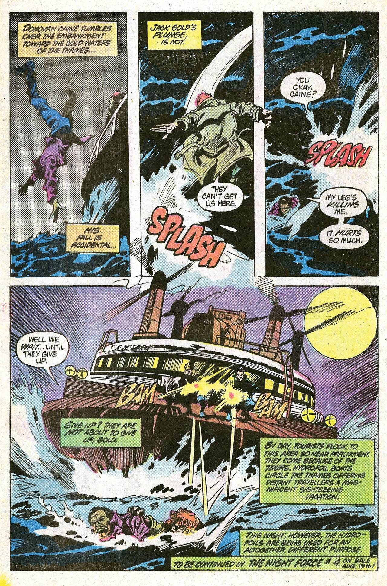 Read online The Night Force comic -  Issue #3 - 32