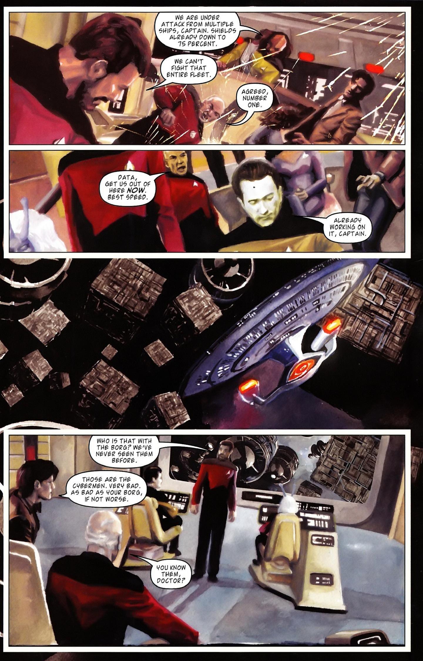 Read online Star Trek: The Next Generation/Doctor Who: Assimilation² comic -  Issue #3 - 6