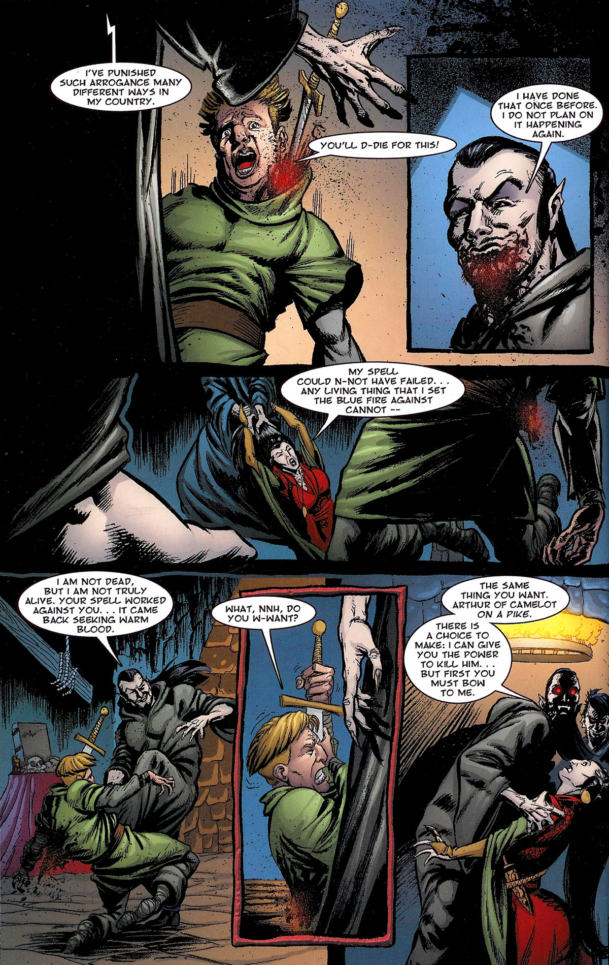 Read online Dracula vs King Arthur comic -  Issue #1 - 38