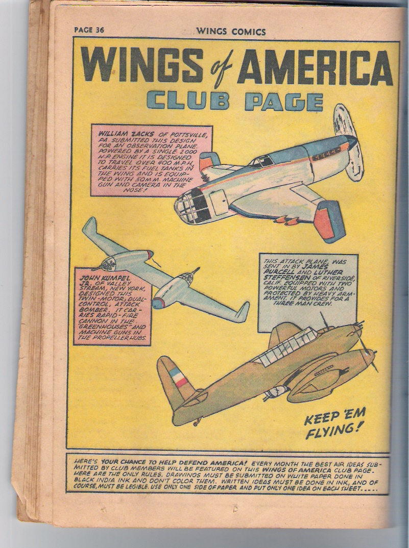Read online Wings Comics comic -  Issue #27 - 38