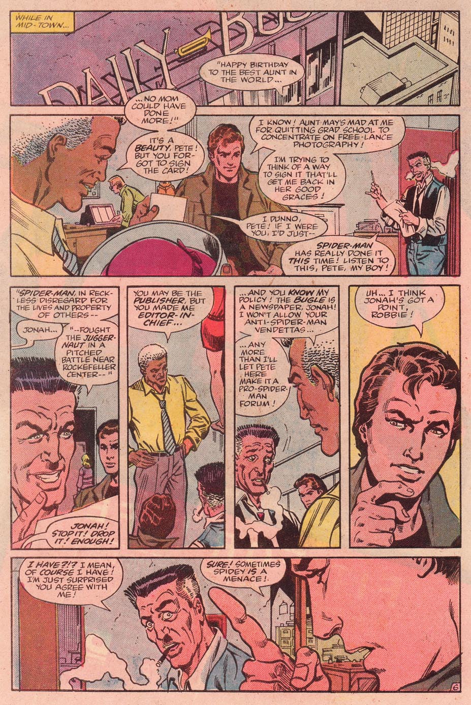 Read online Web of Spider-Man (1985) comic -  Issue #2 - 7