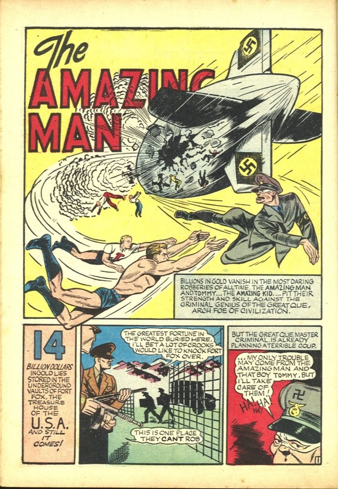 Read online Amazing Man Comics comic -  Issue #23 - 16