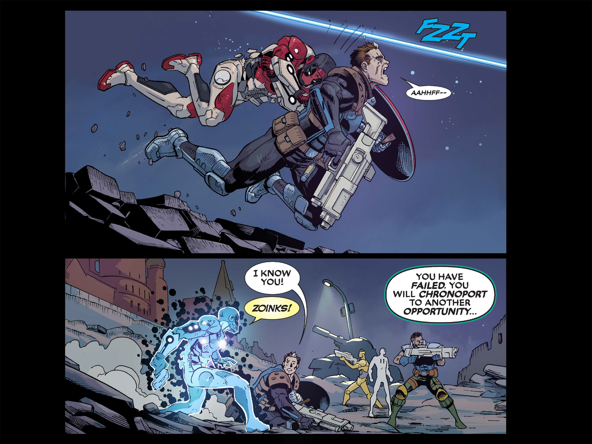 Read online Deadpool & Cable: Split Second Infinite Comic comic -  Issue #5 - 22