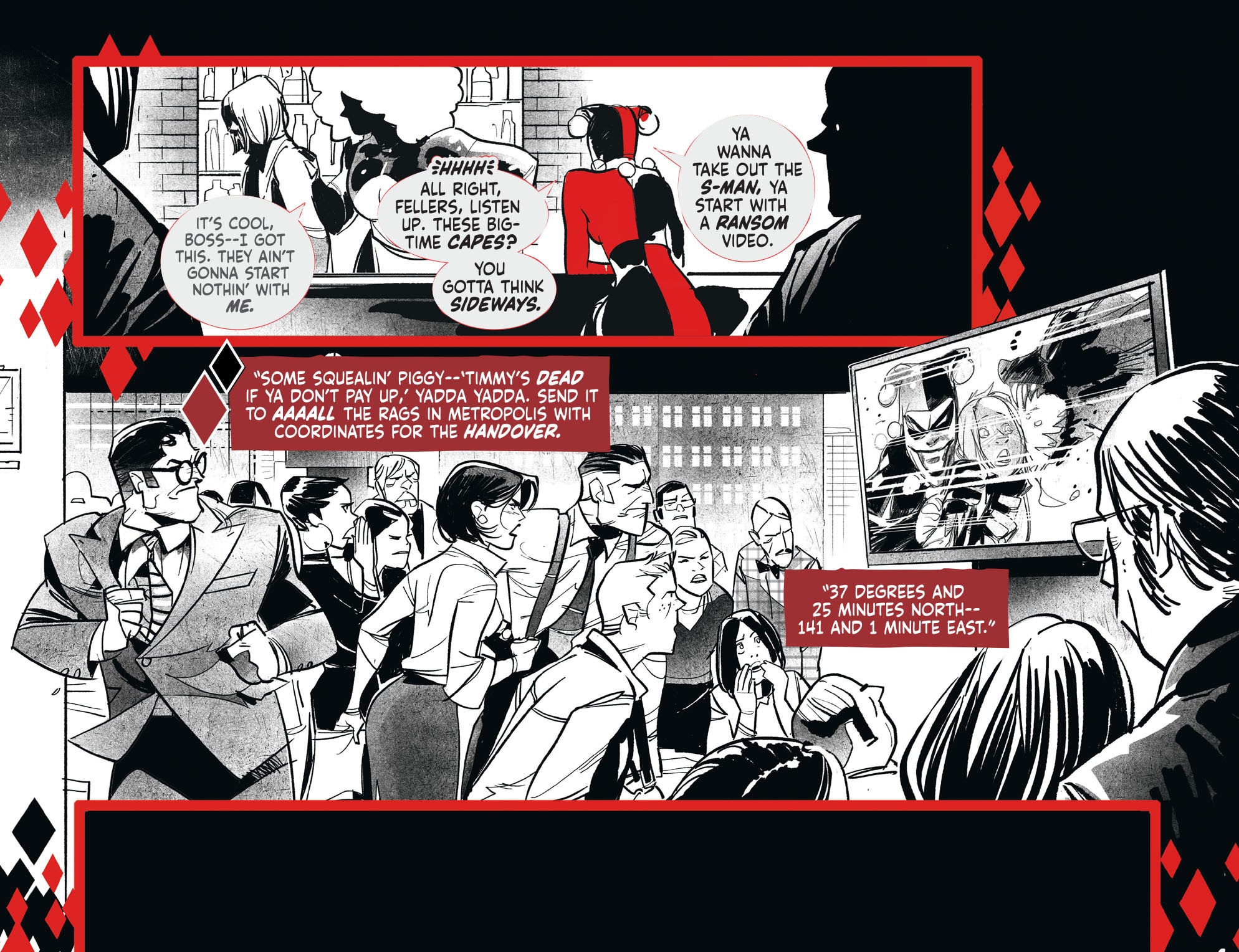 Read online Harley Quinn Black   White   Red comic -  Issue #11 - 8