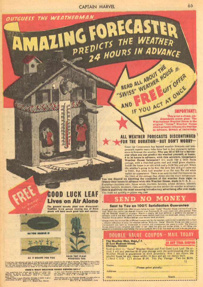 Read online Captain Marvel Adventures comic -  Issue #29 - 65