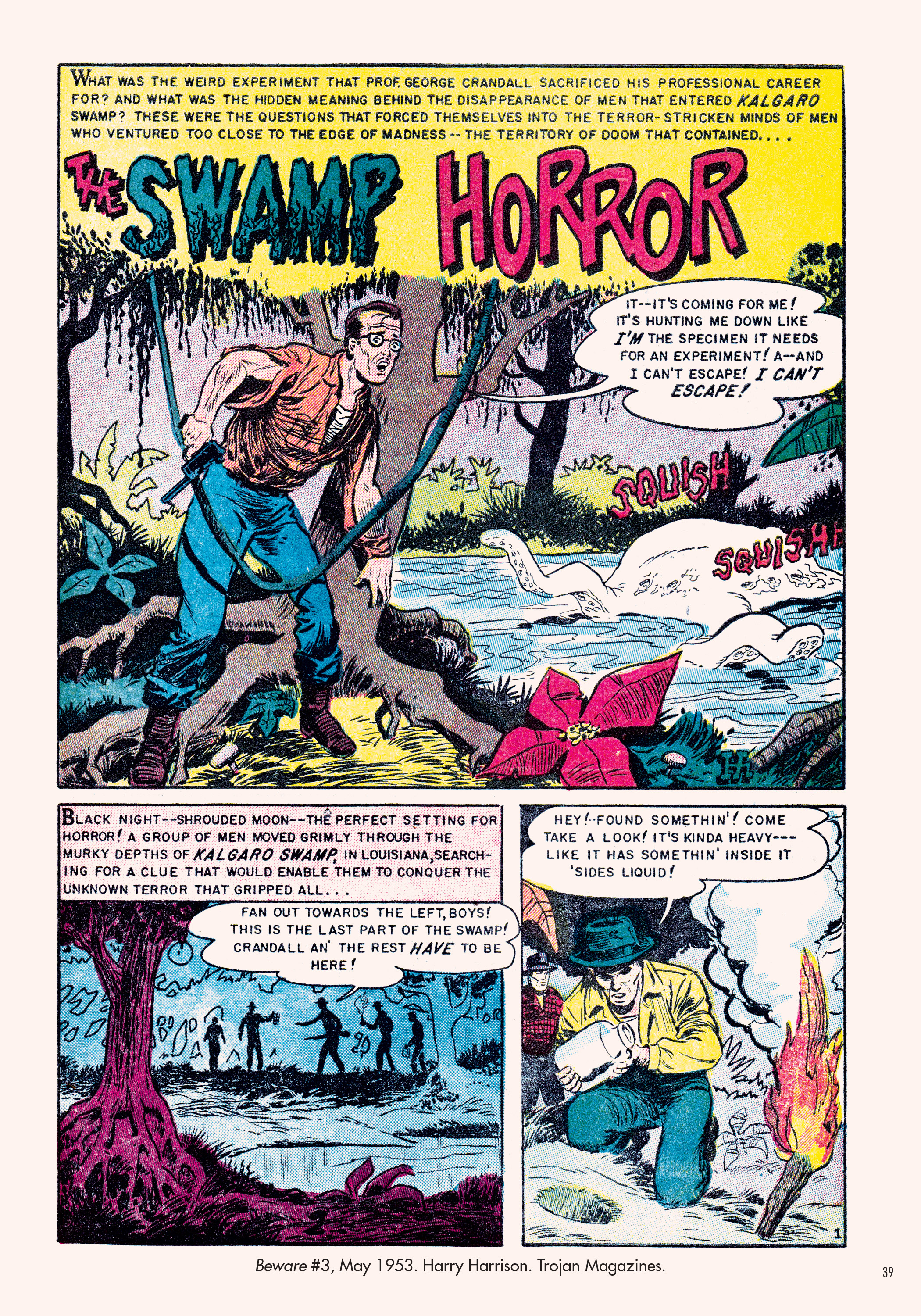 Read online Classic Monsters of Pre-Code Horror Comics: Swamp Monsters comic -  Issue # TPB - 39