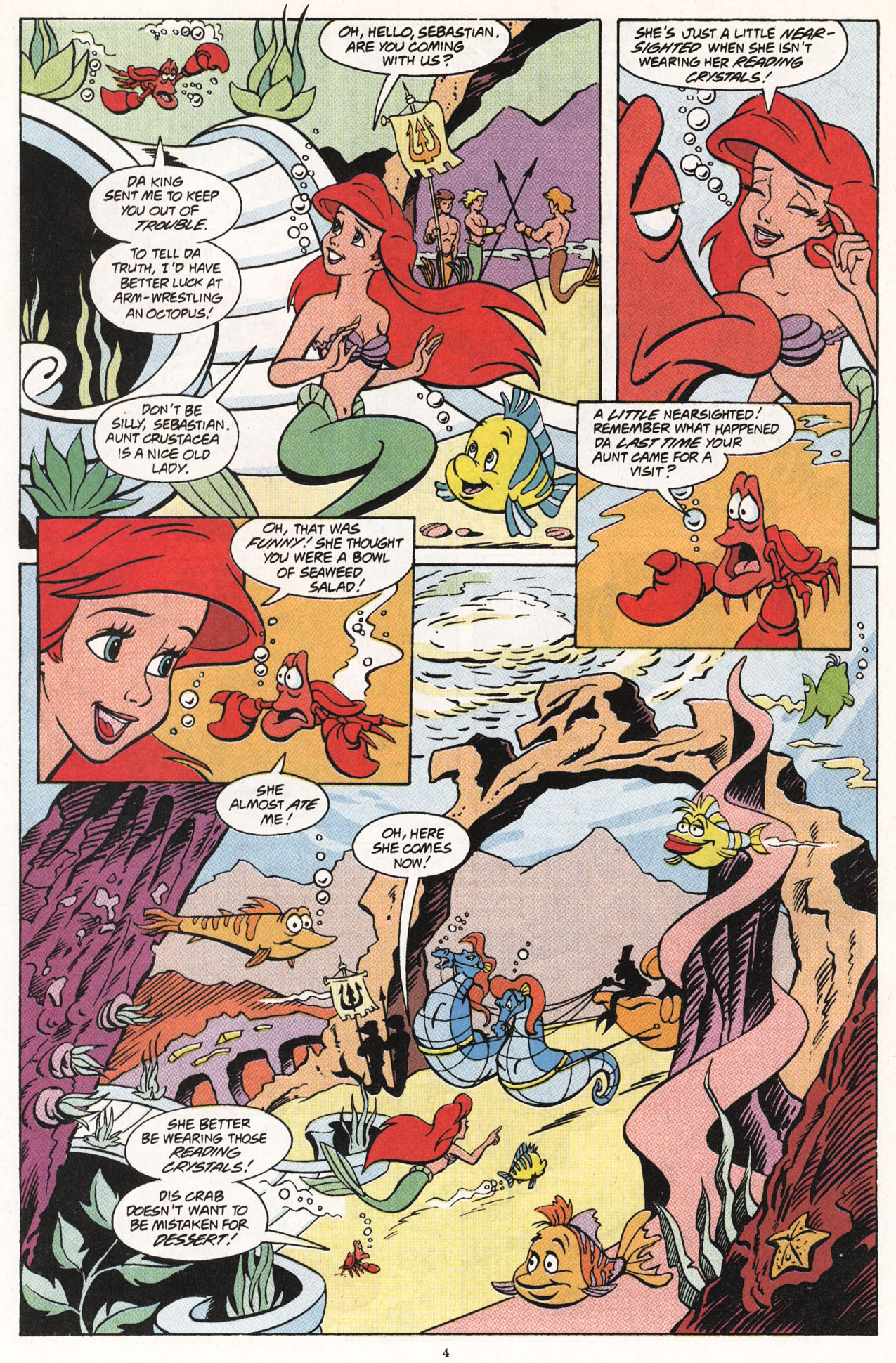 Read online Disney's The Little Mermaid comic -  Issue #5 - 6