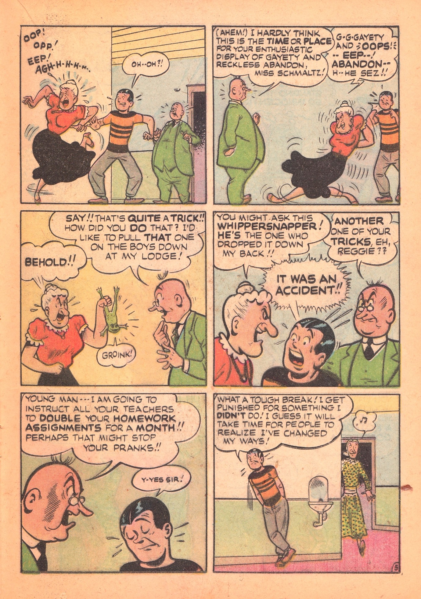 Read online Archie's Rival Reggie comic -  Issue #2 - 21