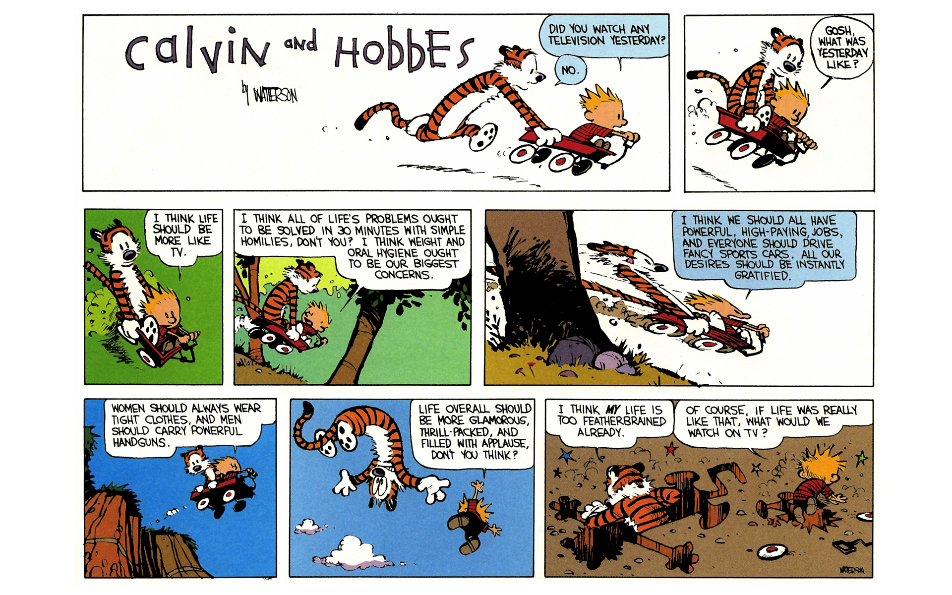 Read online Calvin and Hobbes comic -  Issue #5 - 122