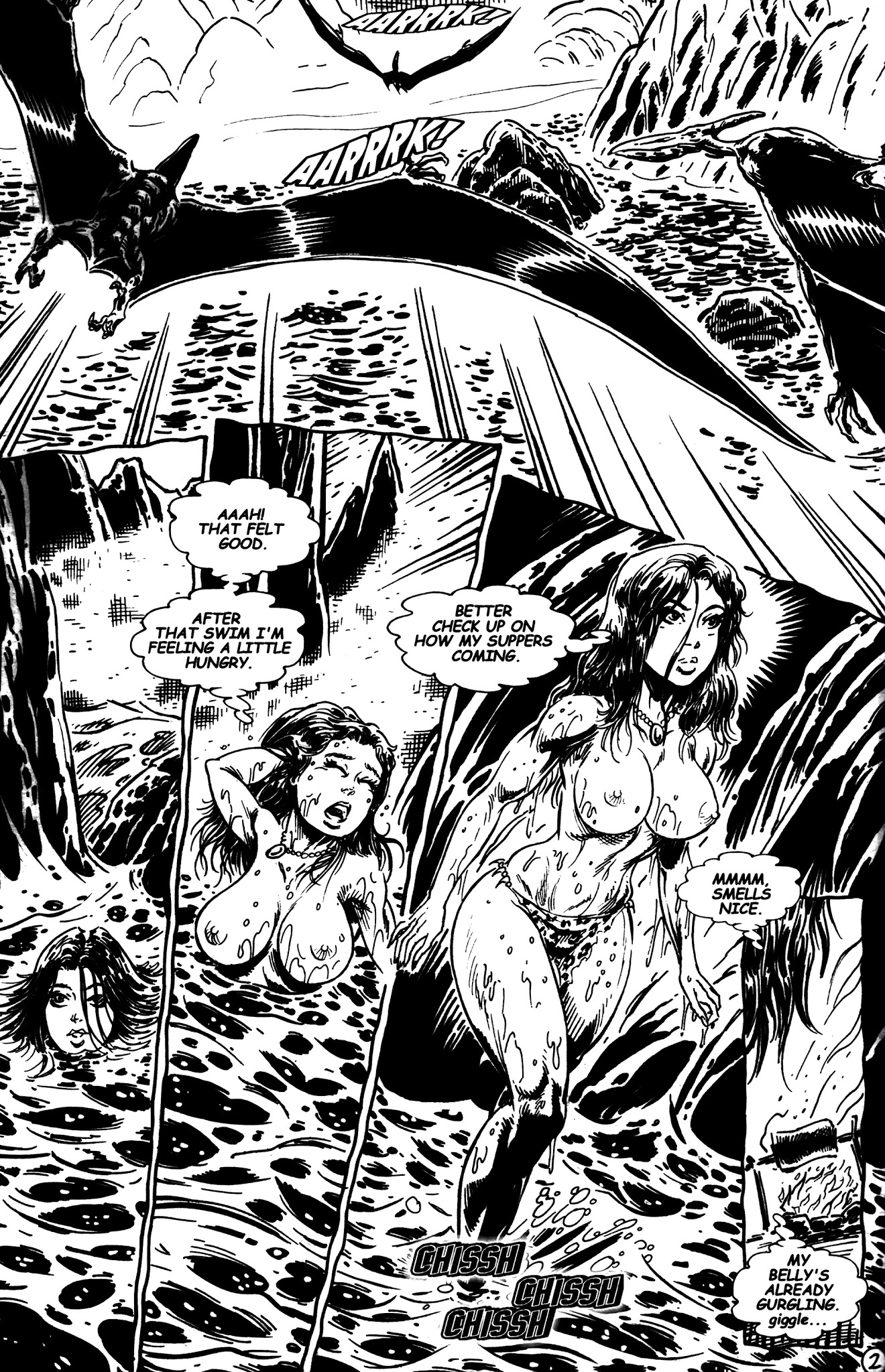 Read online Cavewoman: Sea Monsters comic -  Issue # Full - 4