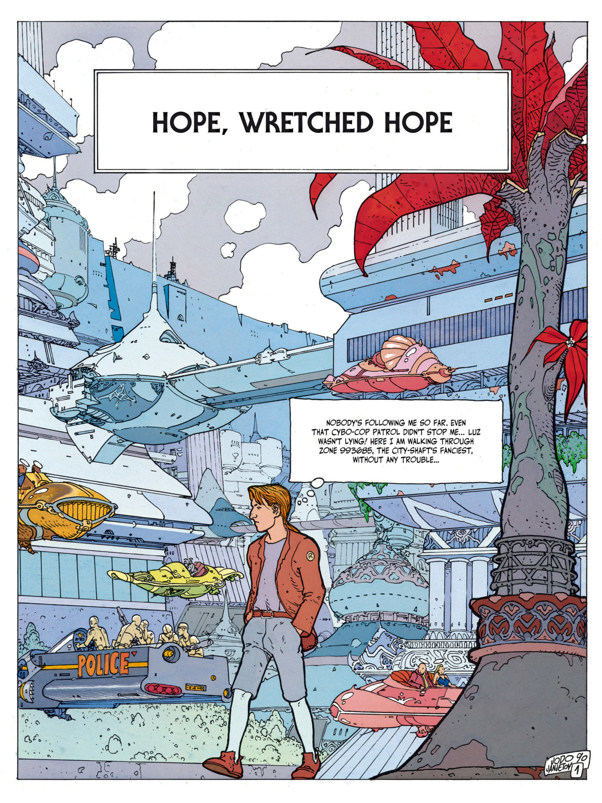 Read online Before the Incal comic -  Issue #3 - 4