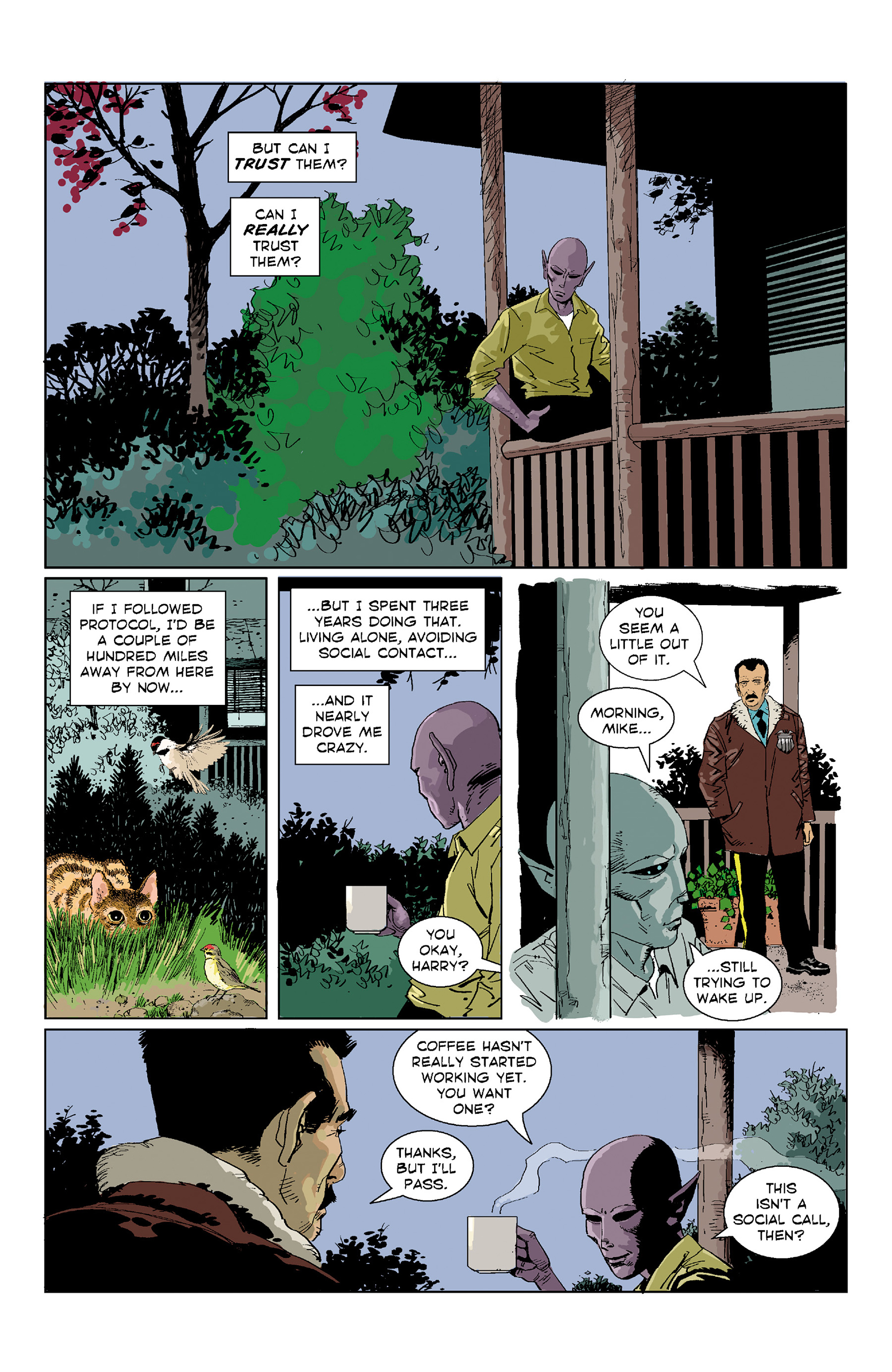 Read online Resident Alien: The Man With No Name comic -  Issue #3 - 14