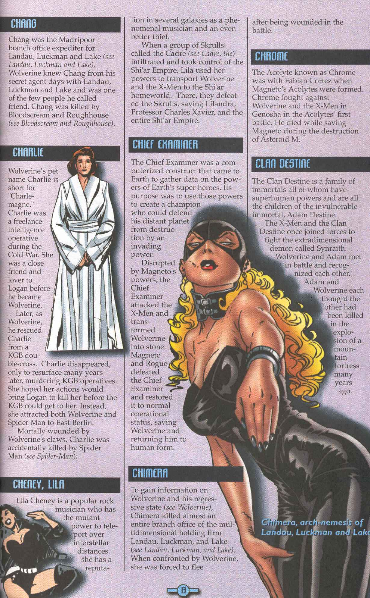 Read online Wolverine Encyclopedia comic -  Issue #1 - 17