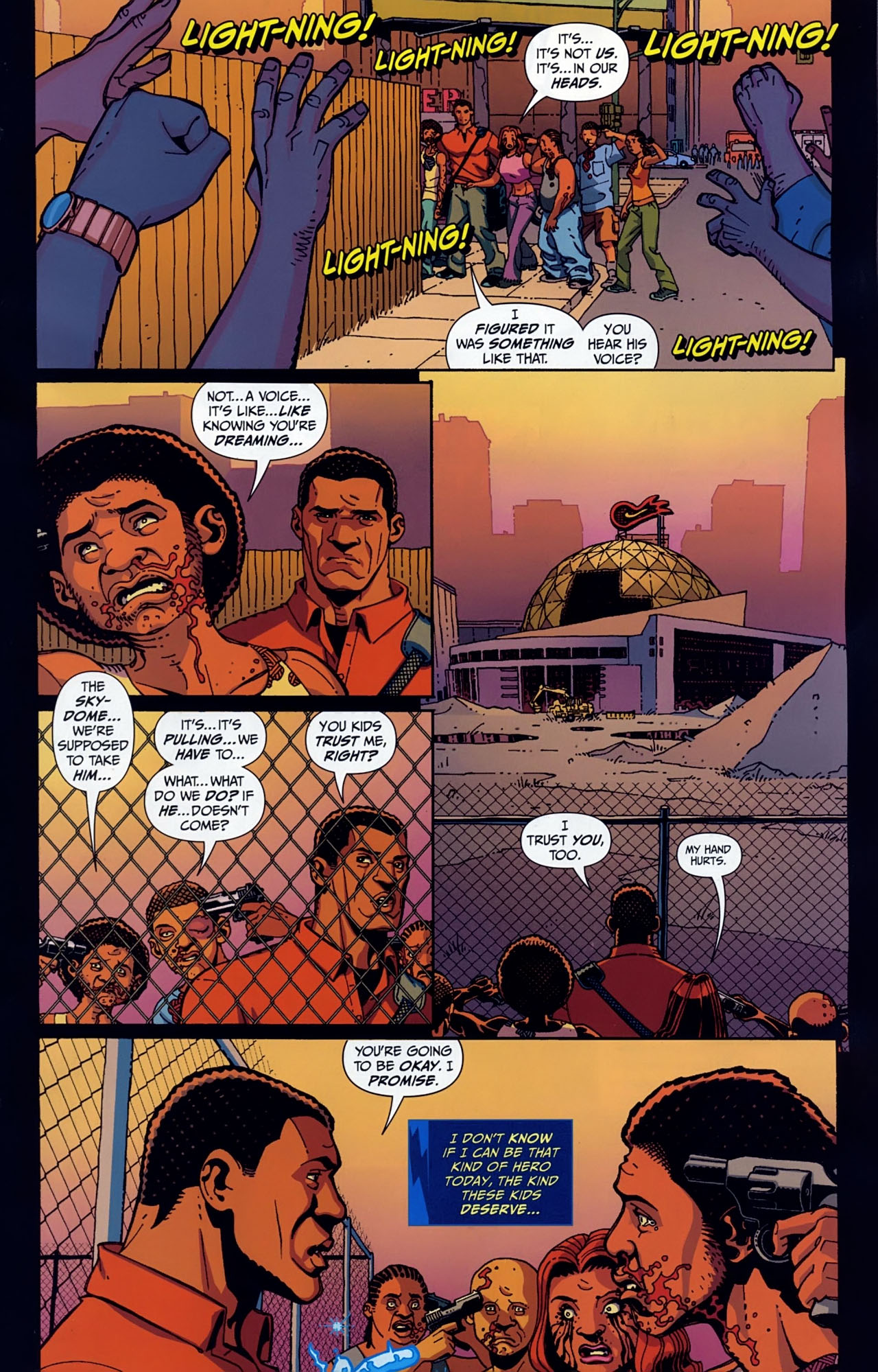 Read online Black Lightning: Year One comic -  Issue #6 - 12