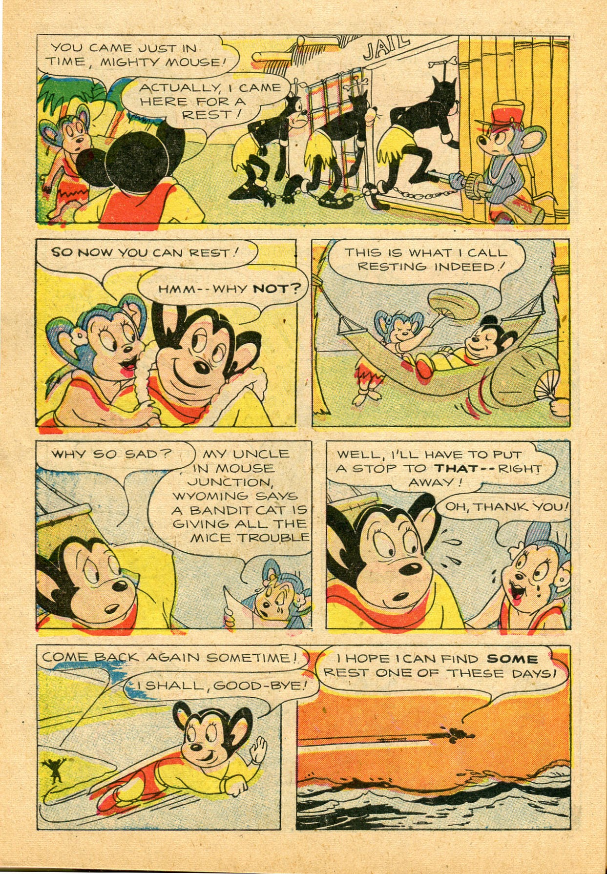 Read online Paul Terry's Mighty Mouse Comics comic -  Issue #47 - 30