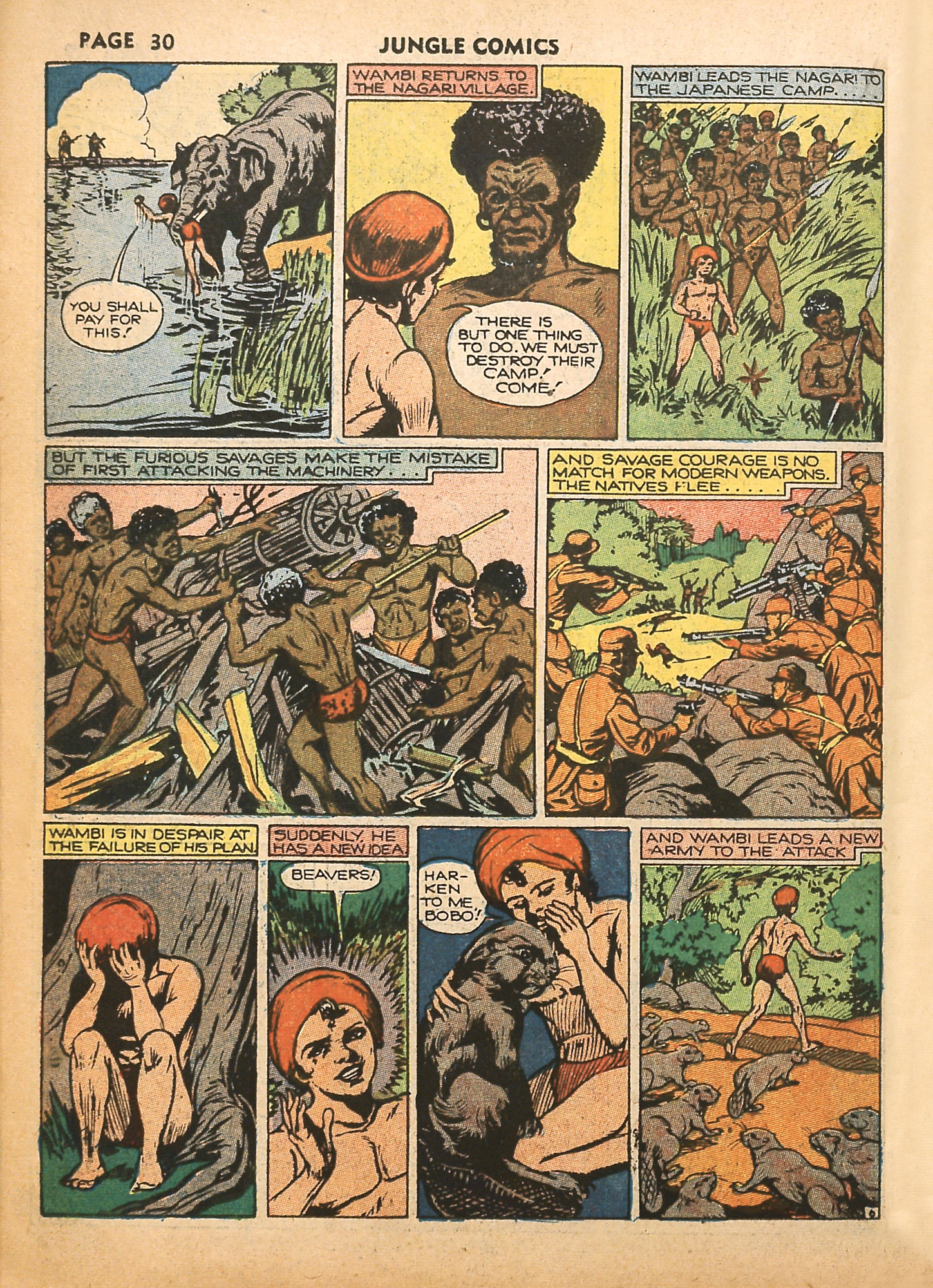 Read online Jungle Comics comic -  Issue #13 - 32