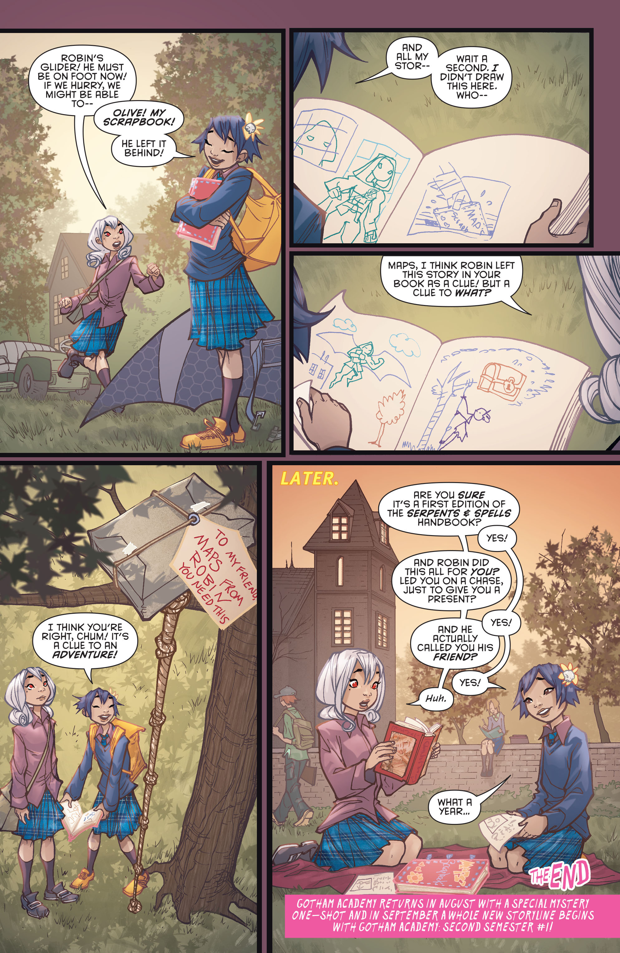 Read online Gotham Academy comic -  Issue #18 - 22