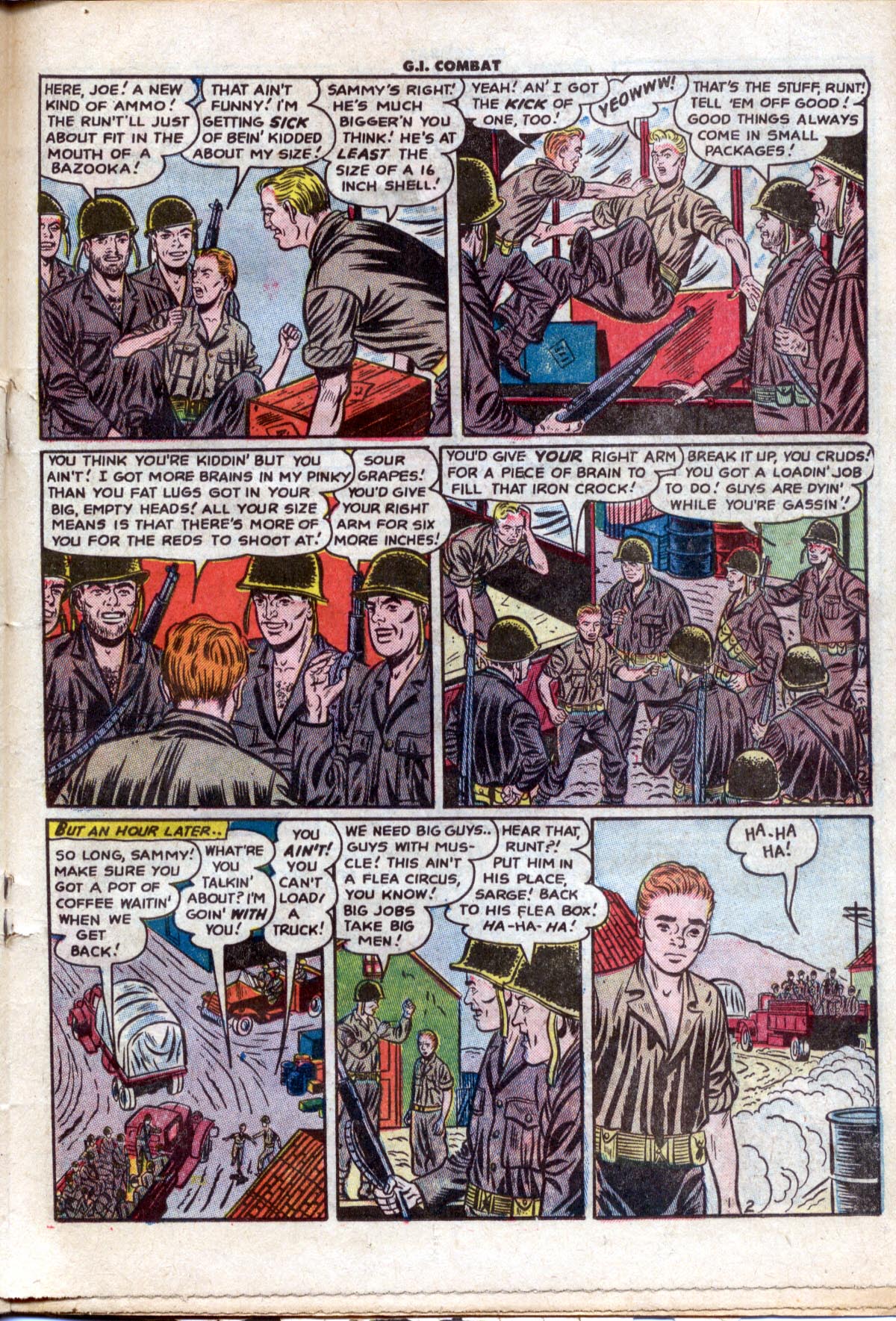 Read online G.I. Combat (1952) comic -  Issue #1 - 19