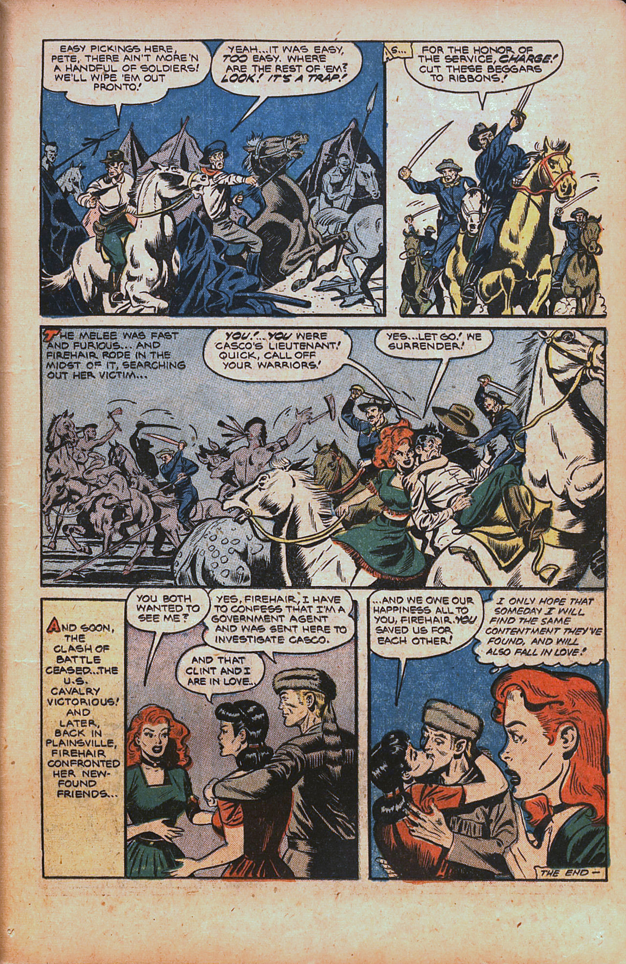 Read online Pioneer West Romances comic -  Issue #3 - 17