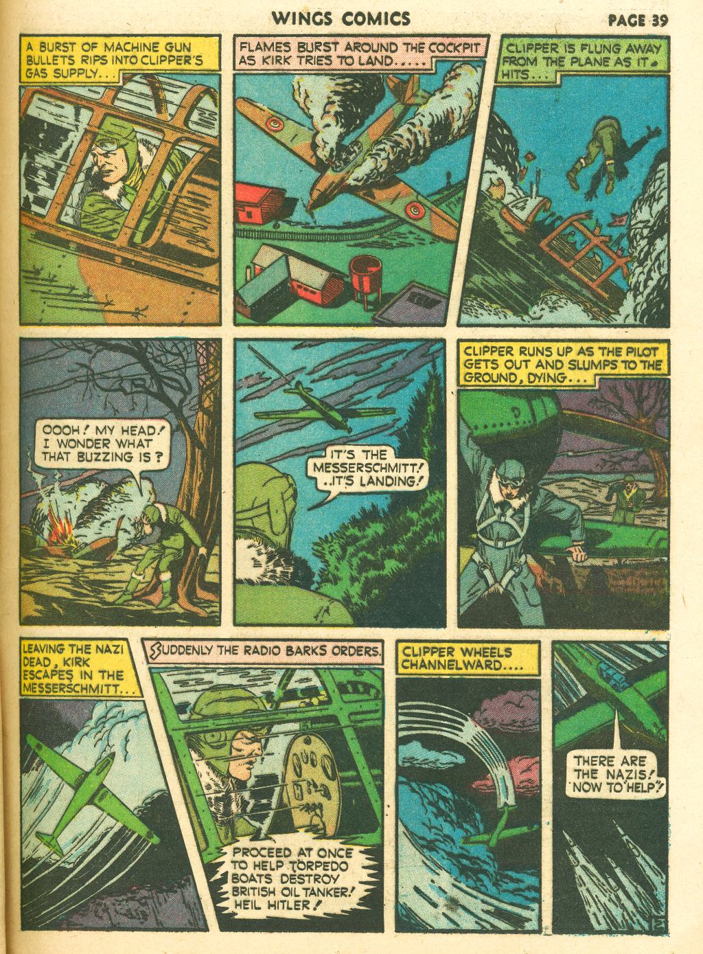 Read online Wings Comics comic -  Issue #10 - 41