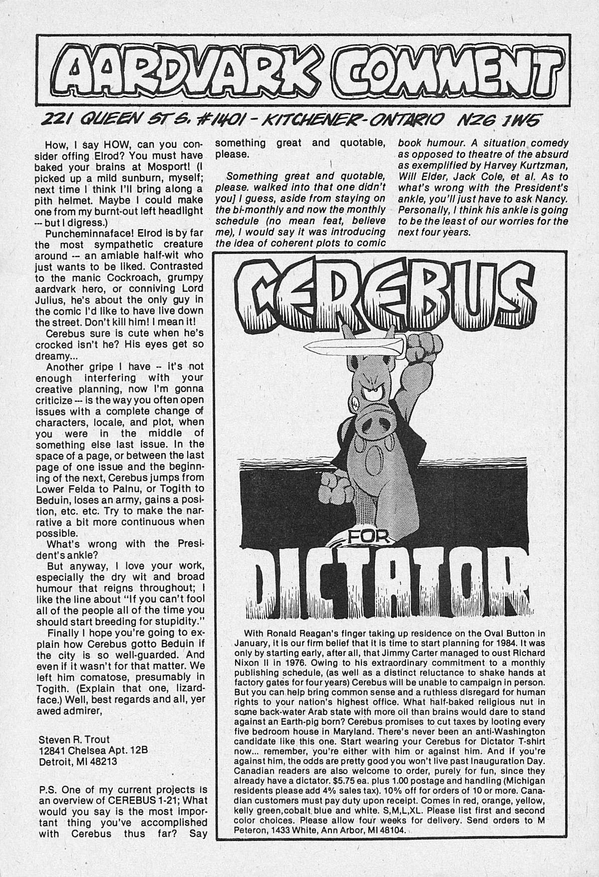 Read online Cerebus comic -  Issue #23 - 26