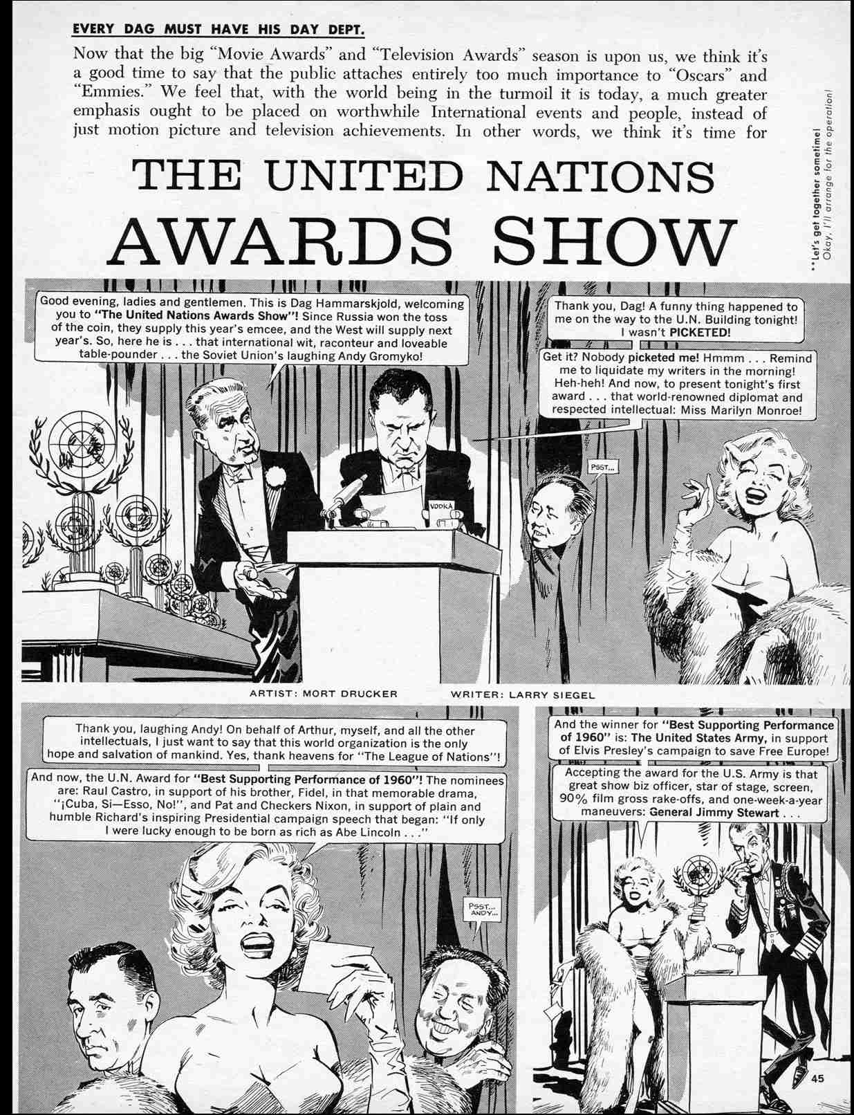 Read online MAD comic -  Issue #62 - 47