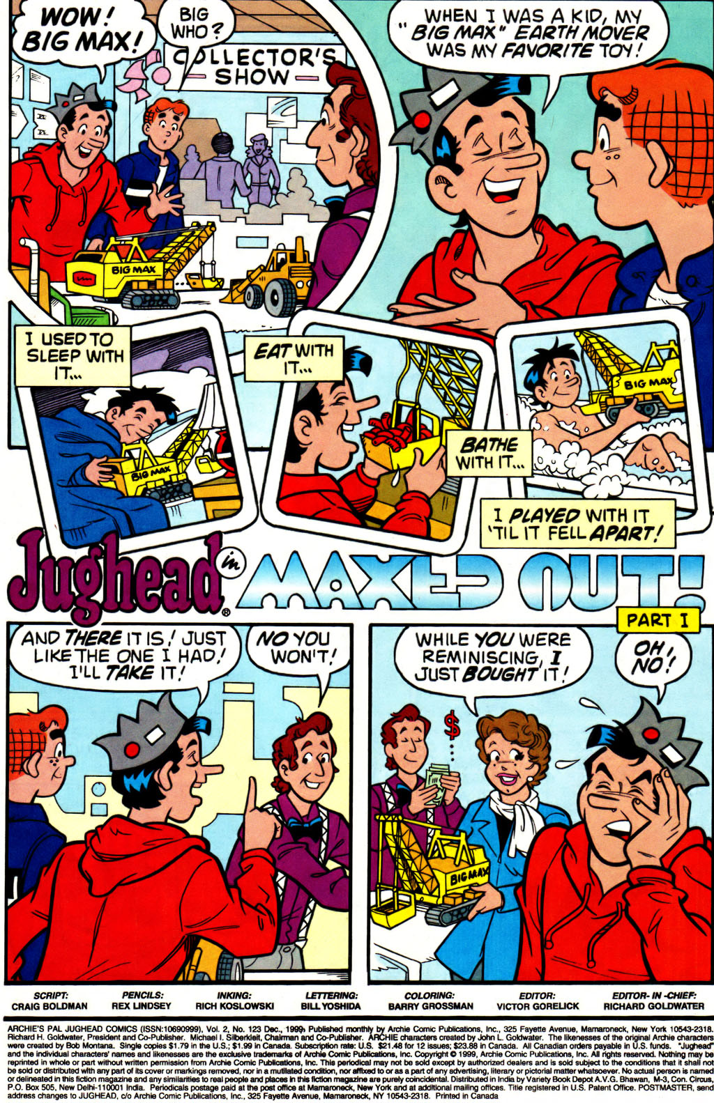 Read online Archie's Pal Jughead Comics comic -  Issue #123 - 2