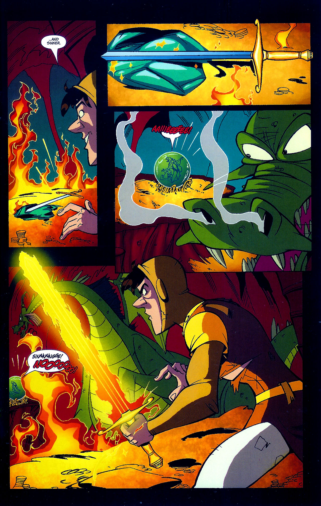 Read online Dragon's Lair comic -  Issue #4 - 17