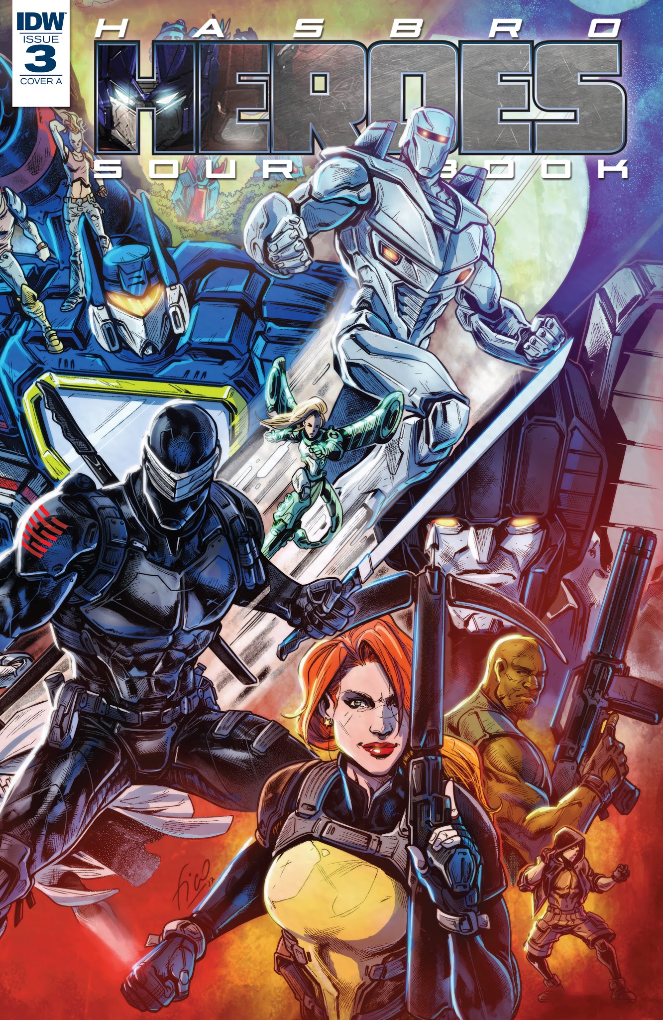Read online Hasbro Heroes Sourcebook comic -  Issue #3 - 1