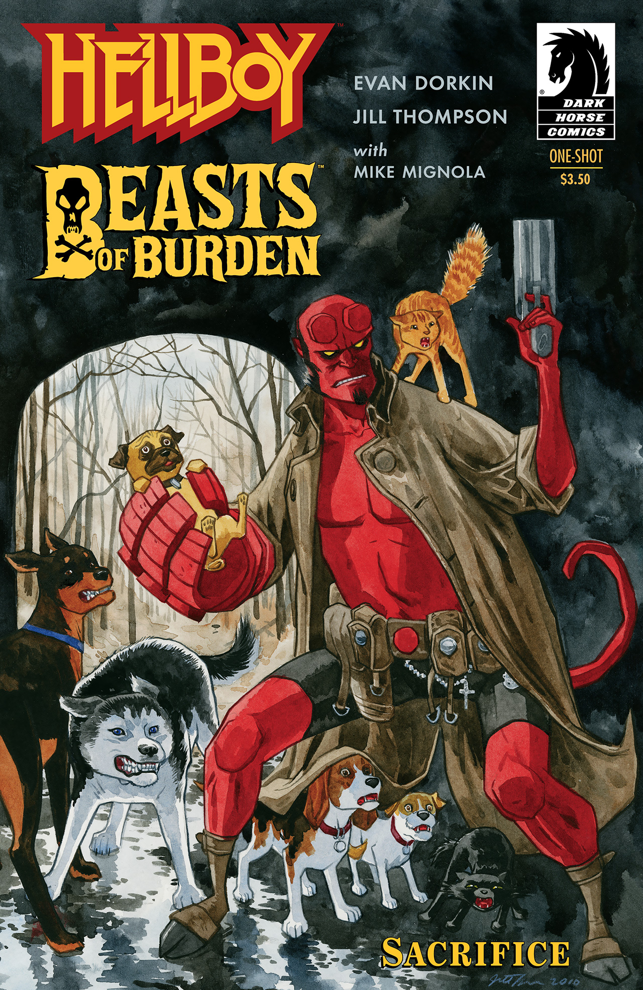 Read online Hellboy/Beasts of Burden: Sacrifice comic -  Issue # Full - 1
