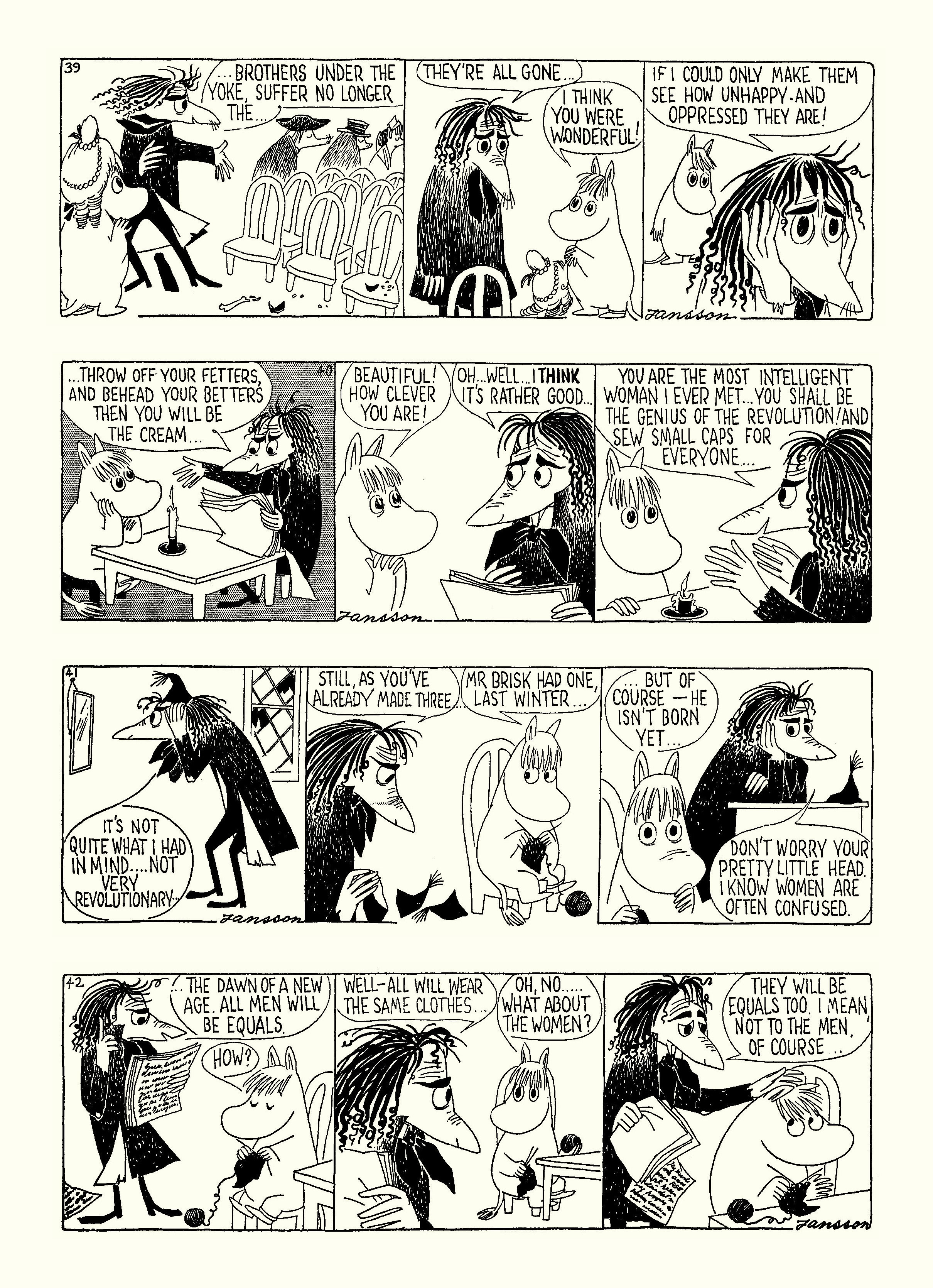 Read online Moomin: The Complete Tove Jansson Comic Strip comic -  Issue # TPB 4 - 33