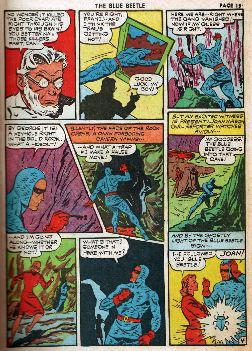 Read online The Blue Beetle comic -  Issue #11 - 17